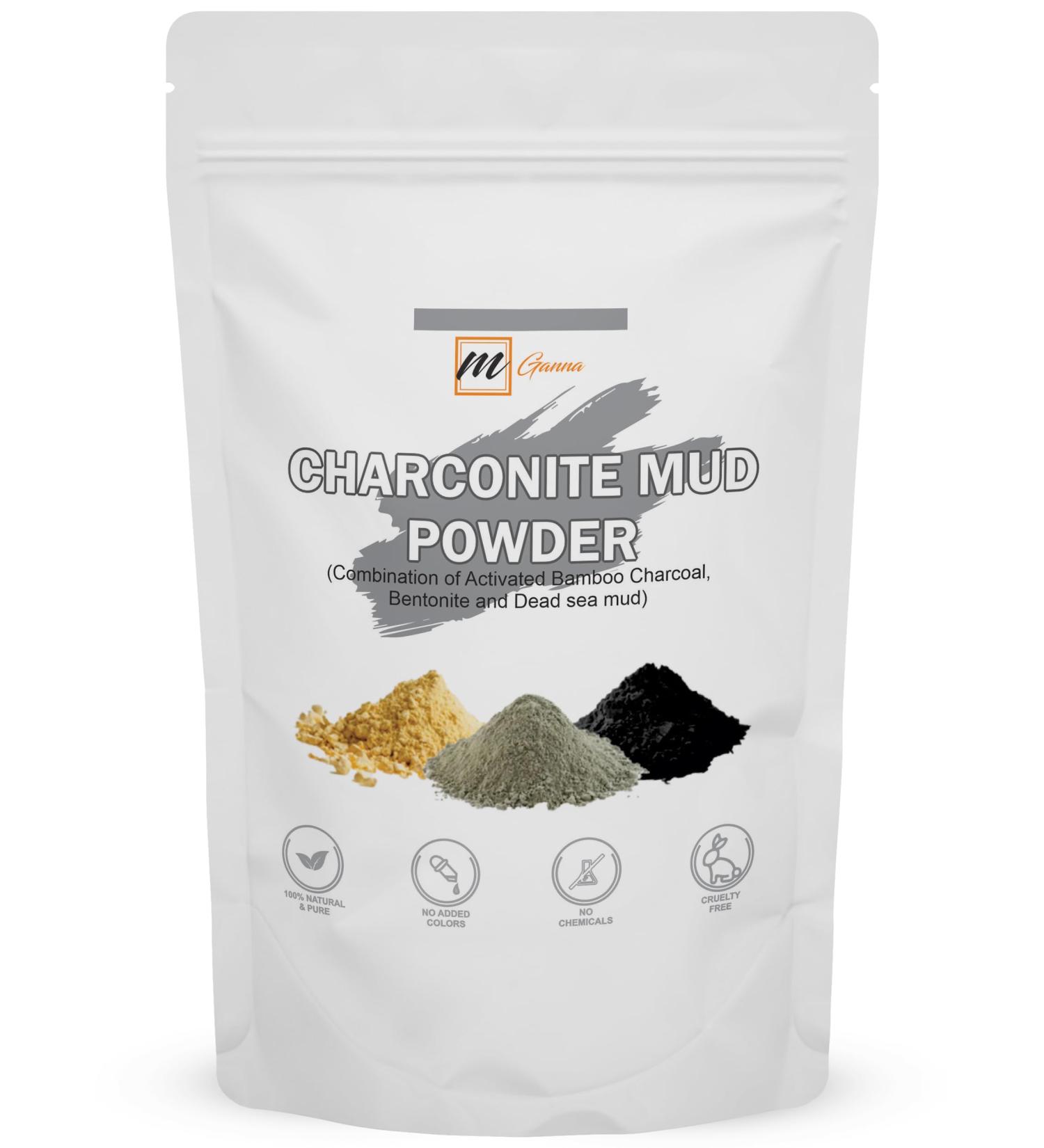 100% Natural Charconite Mud - Glowing Skin & Hair Care | 227g International Shipping - Buy Online on GoSupps.com