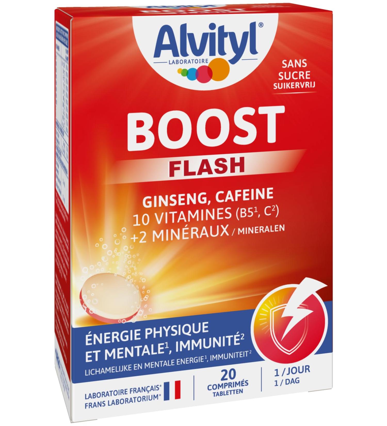 Alvityl Ginseng and Caffeine Effervescent Boost Tablets 10 Vitamins/2 Minerals Ages 15 and Above 20 Days Red 20 Count (Pack of 1) - Buy Online on GoSupps.com
