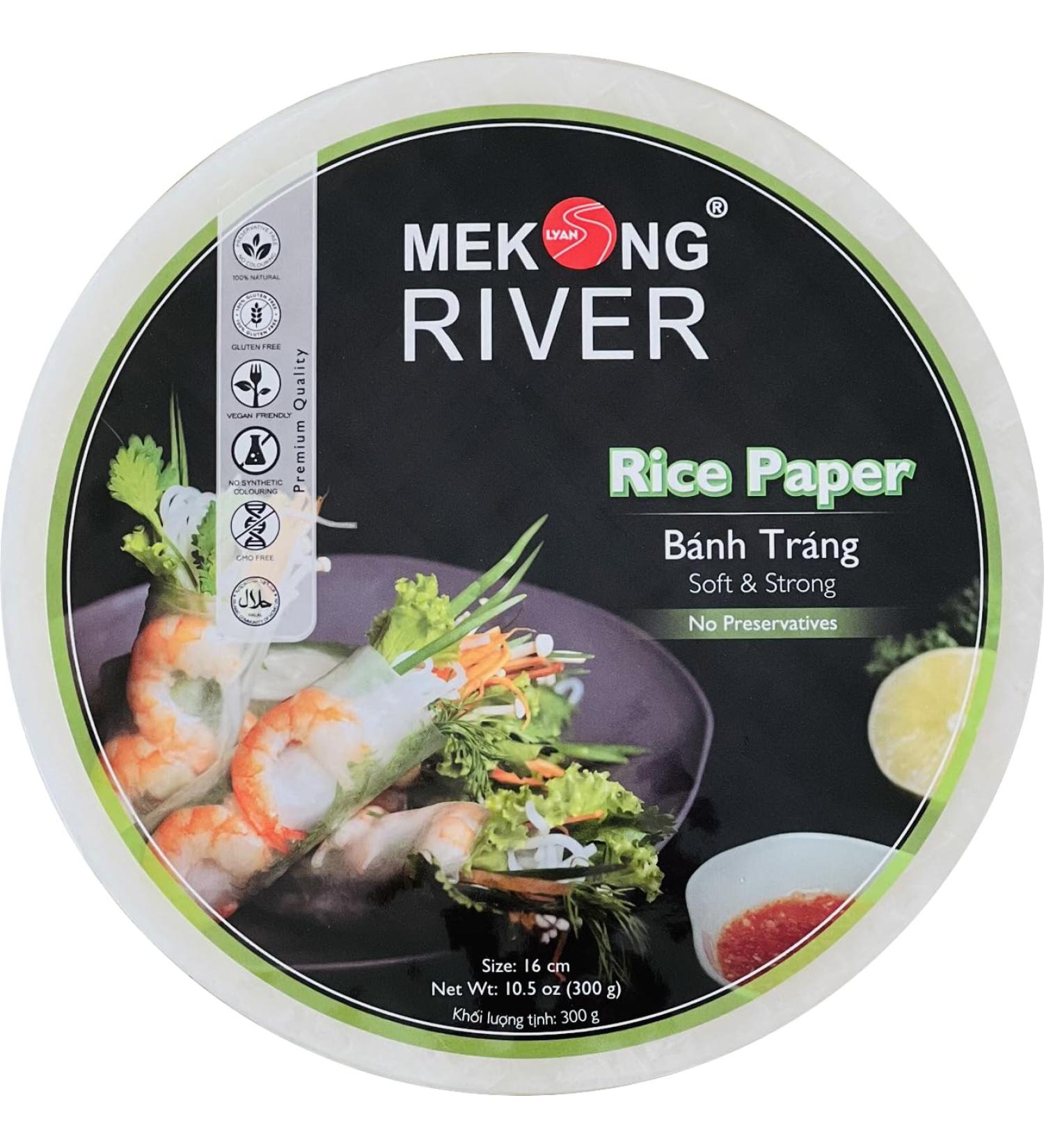 Lyan Mekong River White Rice Paper 16cm 300g