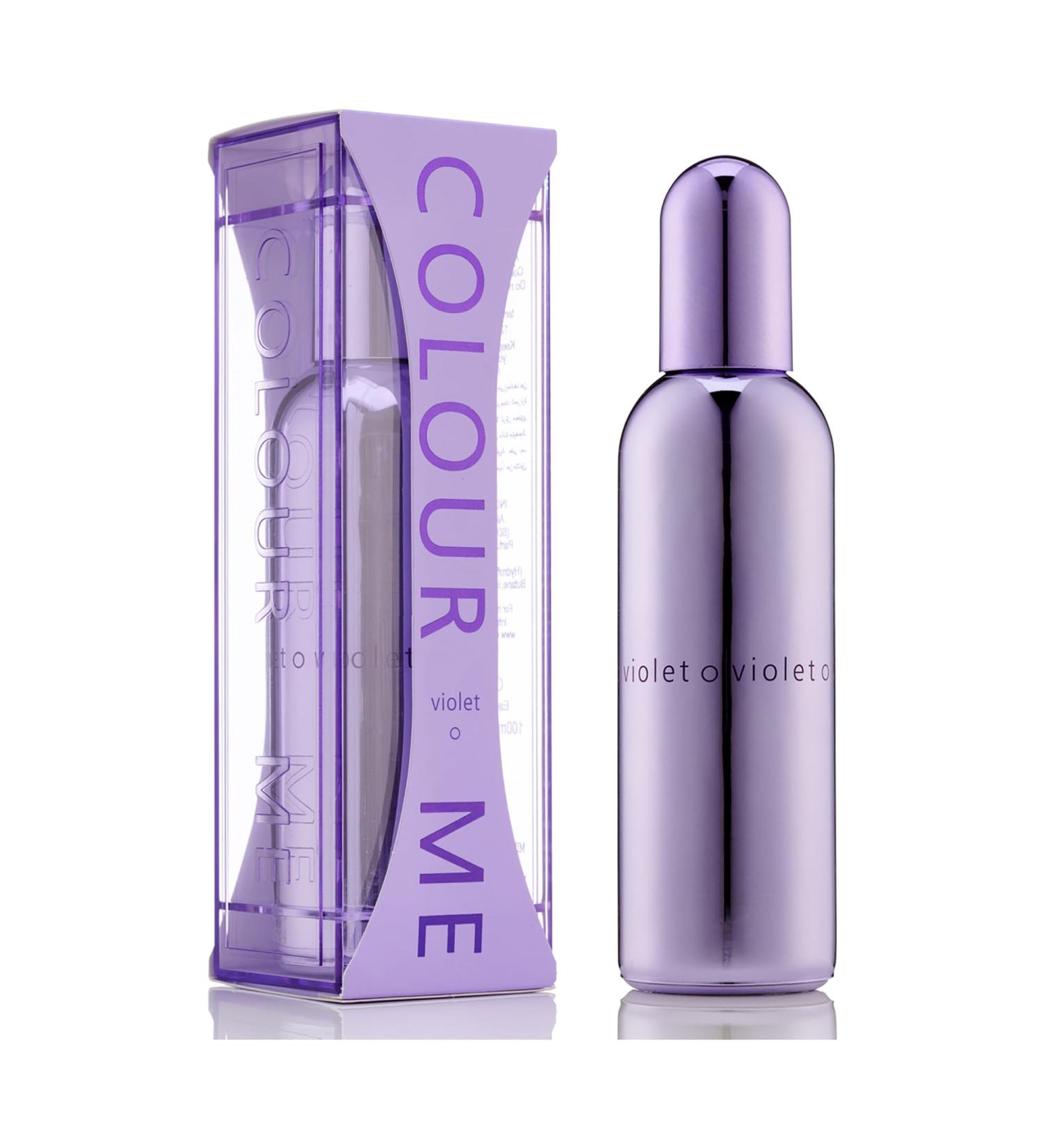 Colour Me Violet by Milton-Lloyd - Perfume for Women - Amber Floral Vanilla Scent - Opens with Citrus Blackcurrant and Orange Flower - Blended with Cedar - For Sweet Ladies - 3.4 oz EDP Spray Violet 3.4 Fl Oz (Pack of 1) - Buy Online on GoSupps.com