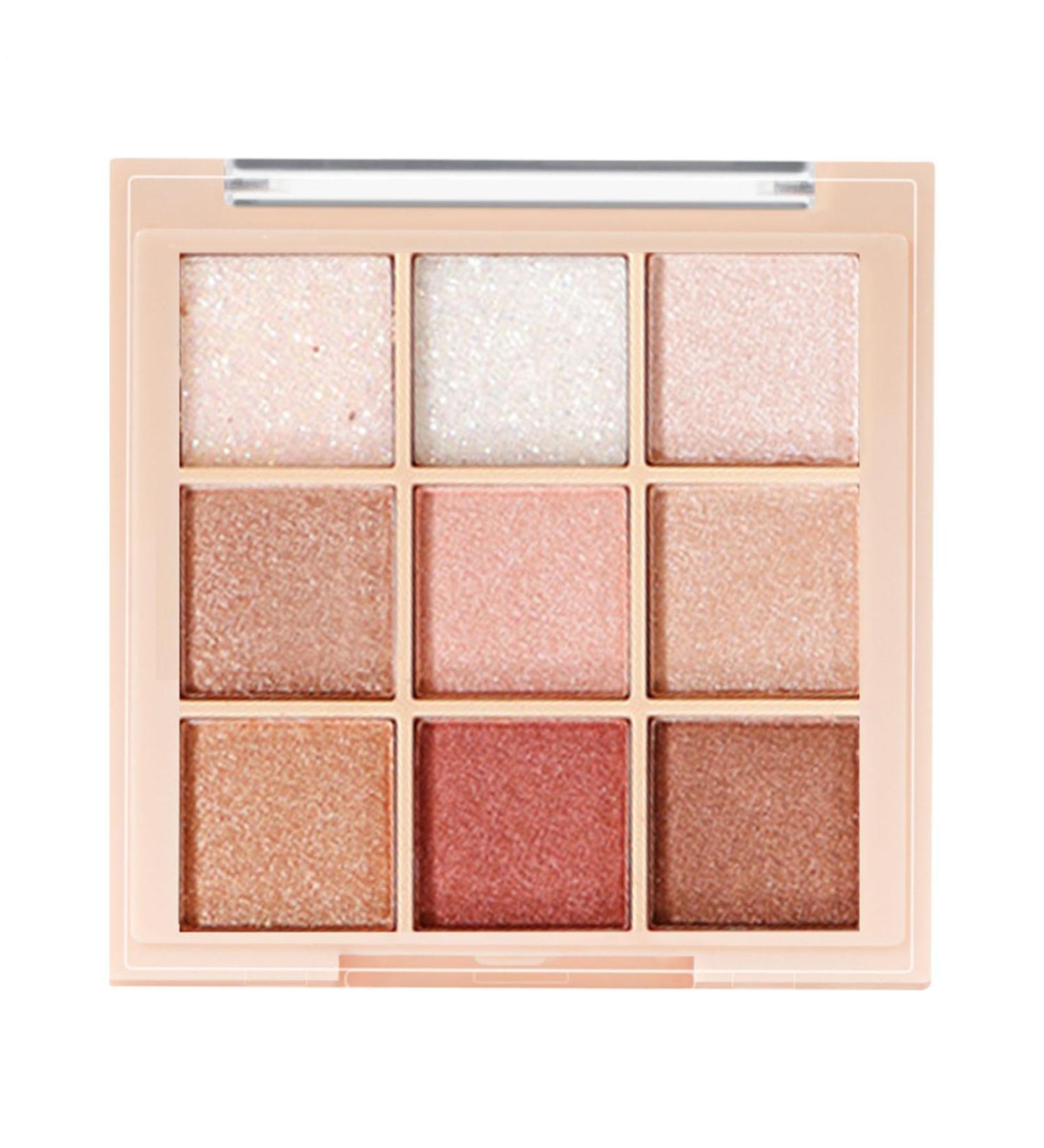 Eyeshadow Makeup Palette9 Colors Eyeshadow Palette Highly Pigmented Glitter Long Lasting Luxury Shiny Matte Glitter Makeup Palette for Daily Use Party Bar 718401 Taro Milk Coffee Plate - Buy Online on GoSupps.com