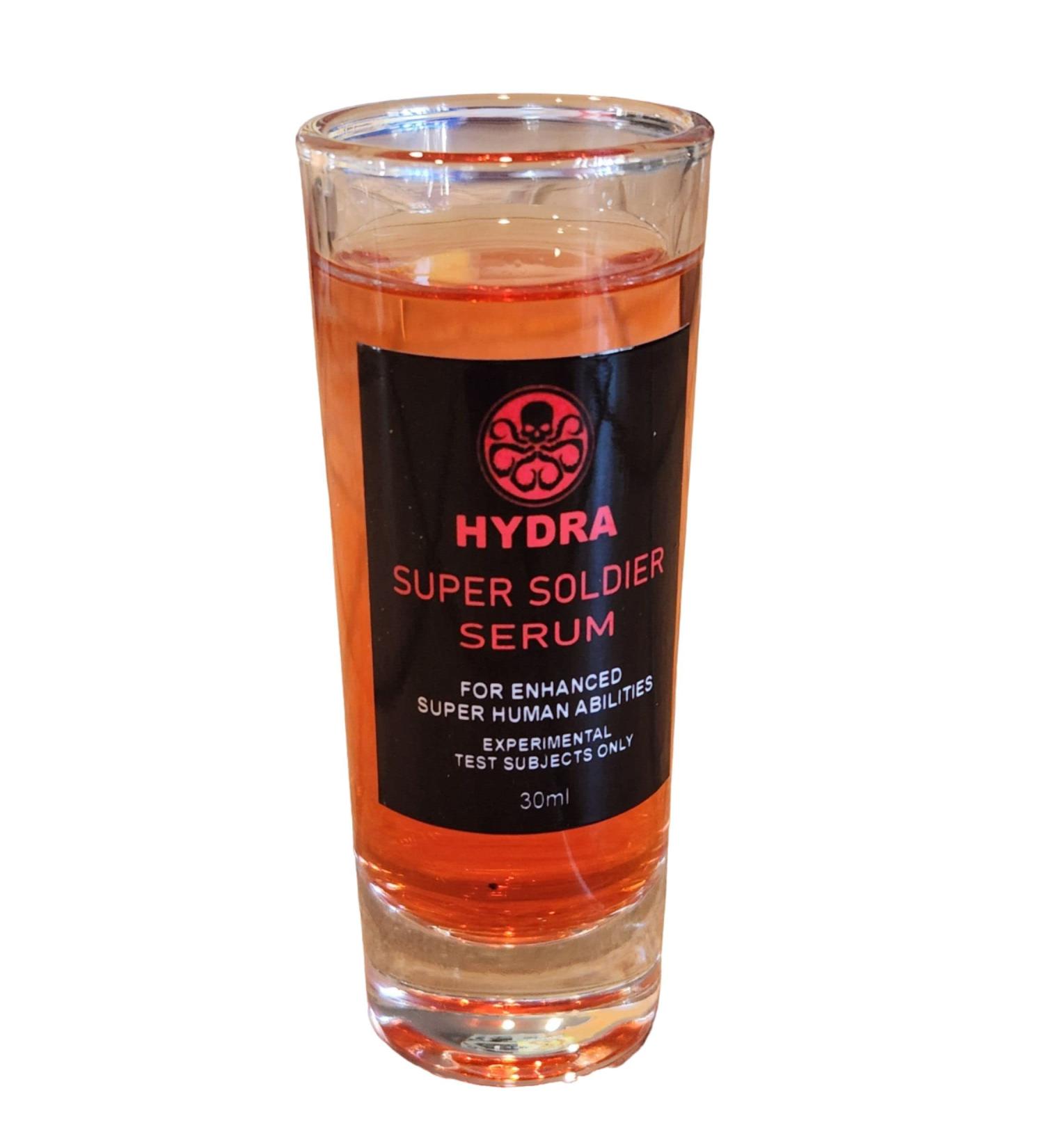 Dead Head Props Marvel Captain America Hulk Hydra Super Serum Shot Glass 2.5oz | International Shipping Available - Buy Online on GoSupps.com