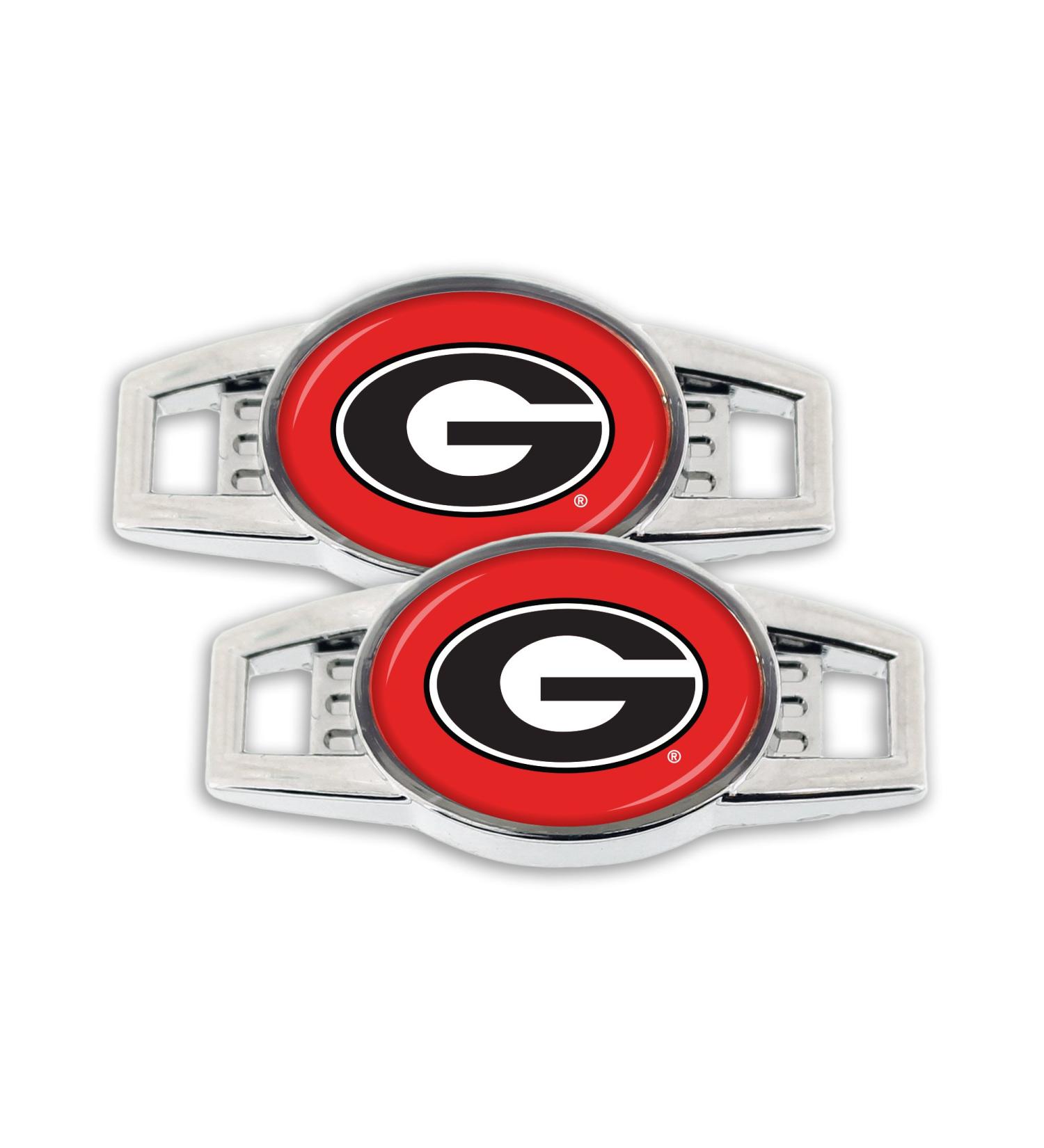 NCAA Shoe Charm, 2-Pack Georgia Bulldogs