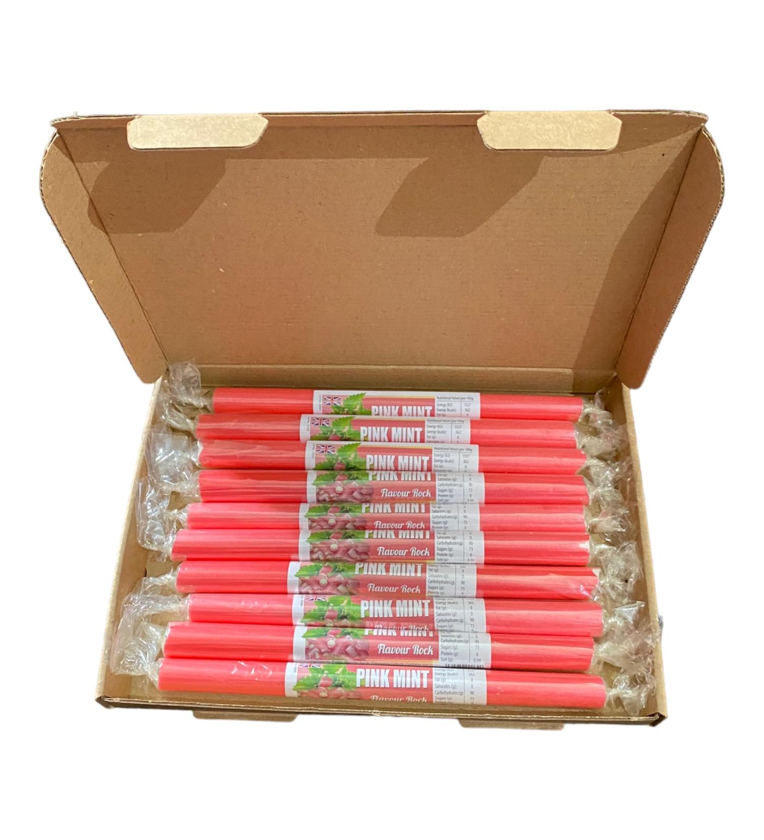 10 X Mint Gift Box Rock Sticks Handmade Traditional Rainbow Classic Sweets Retro Seaside Gift Wholesale Confectionery - Buy Online on GoSupps.com