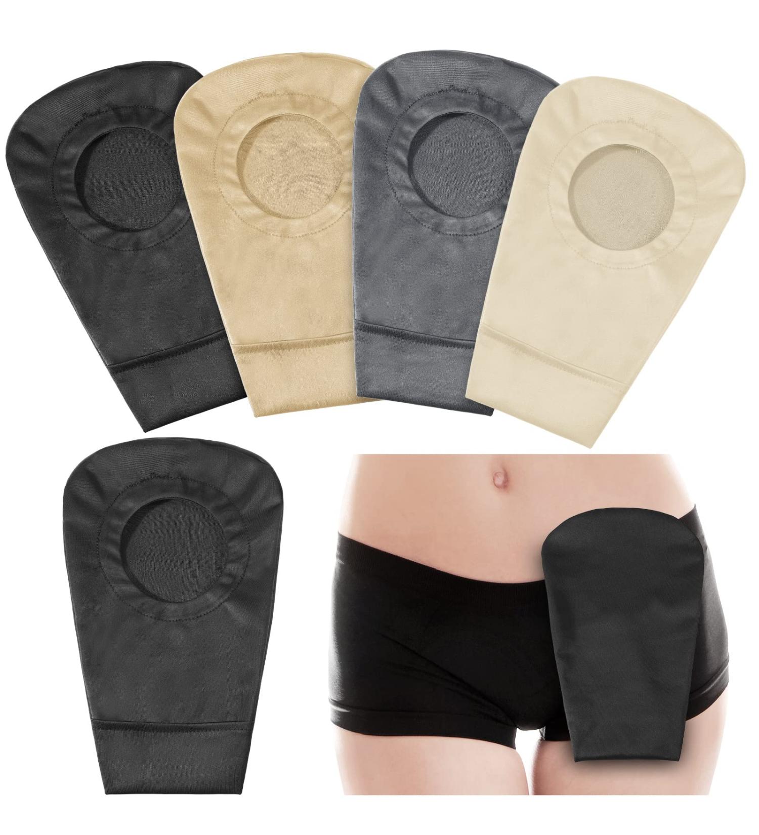 Stylish Sherr Ostomy Bag Covers - Odor Control Washable & Lightweight Pouch Liners for Men & Women (4 Colors 4 Pieces - Buy Online on GoSupps.com