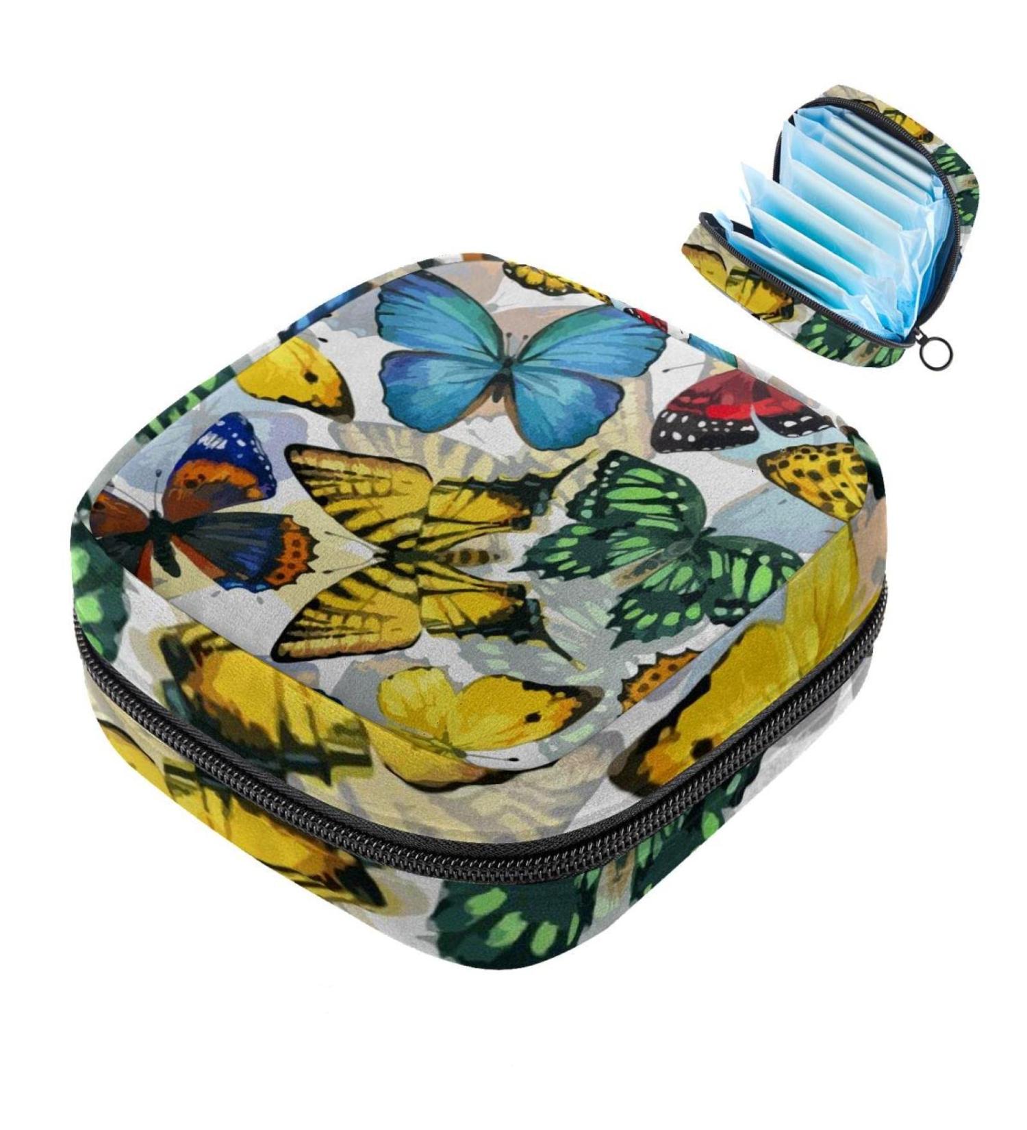 Colorful Butterfly Pattern Napkin Carpets & Portable Menstrual Cups for Teens & Women - Shop Now! - Buy Online on GoSupps.com