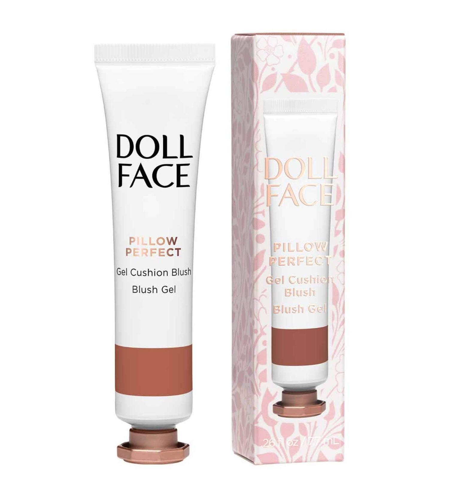 DOLL FACE Liquid Blush - Pillow Perfect Gel Cushion Blush | Cream Blusher Makeup for Natural Radiance (Nudie) - Buy Online on GoSupps.com