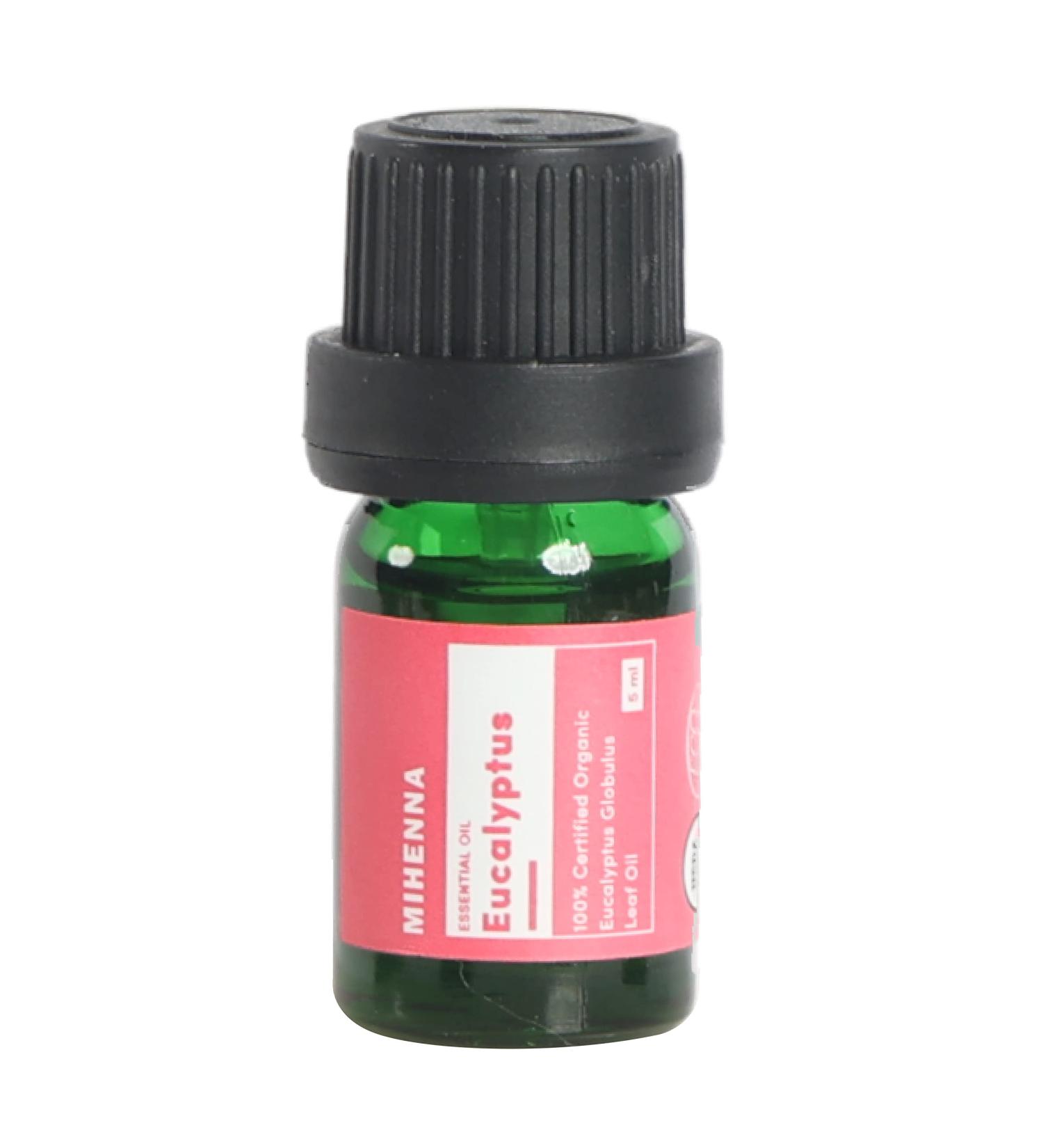 Eucalyptus Essential Oil | 100% USDA Organic | Therapeutic Grade for Massage Diffuser & Henna - 0.16 Fl Oz - Buy Online on GoSupps.com