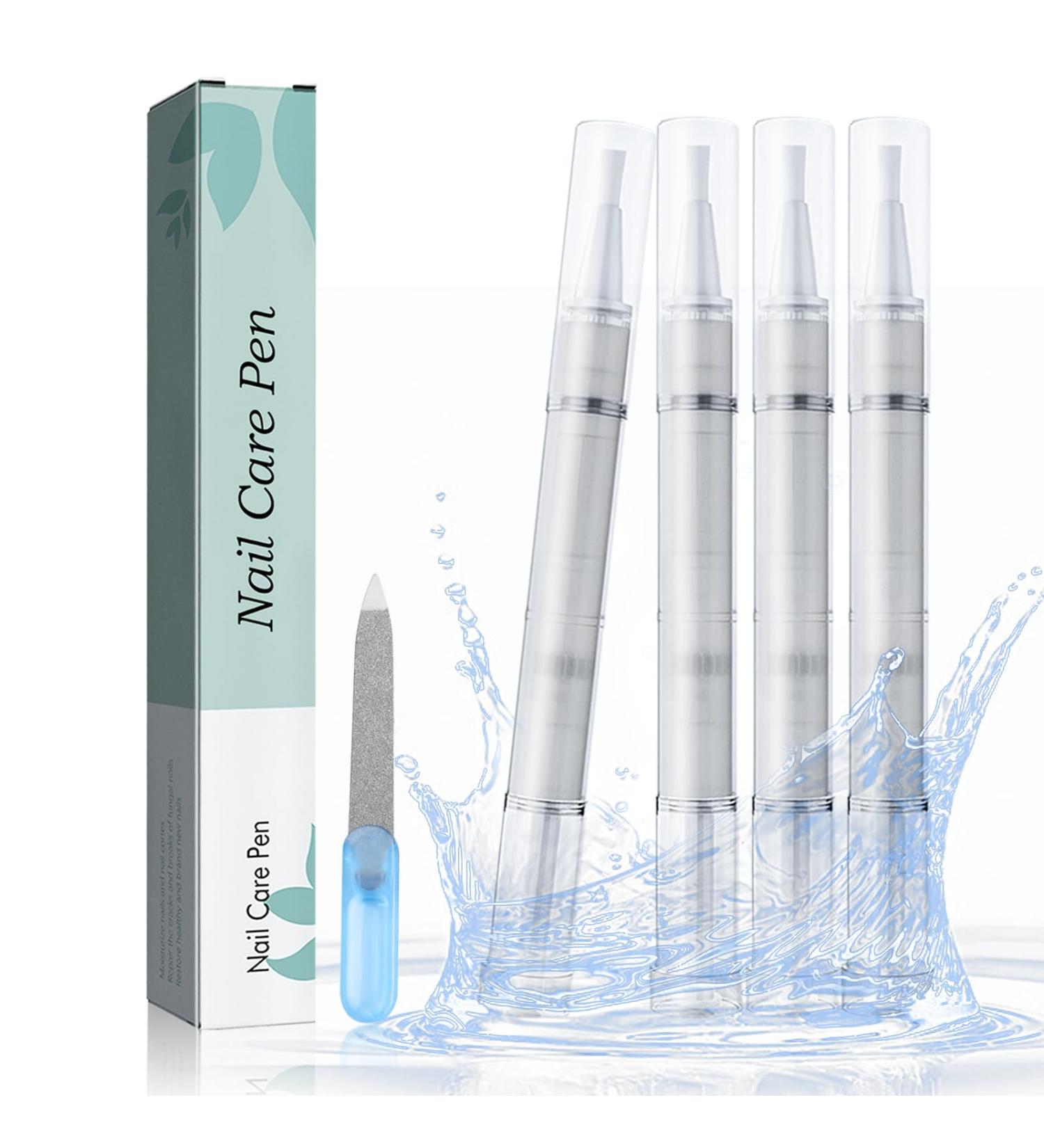 4-Piece Nail Care Pen Set | Nail Repair with Tea Tree Oil Vitamin E & Aloe Vera | Perfect for Healthy Fingernails & Toenails - Buy Online on GoSupps.com