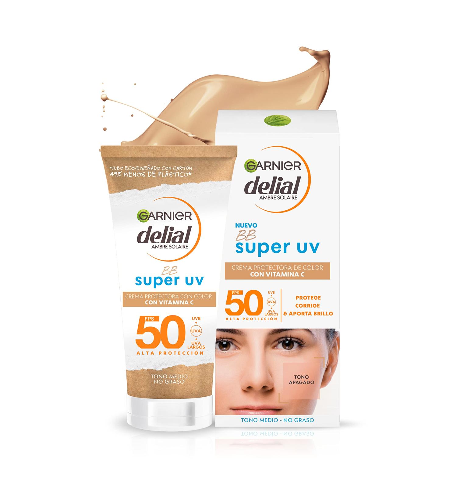 Garnier BB Sun Facial Cream SPF 50 - Ultra Sun Protection 50ml for Healthy Skin | International Shipping - Buy Online on GoSupps.com