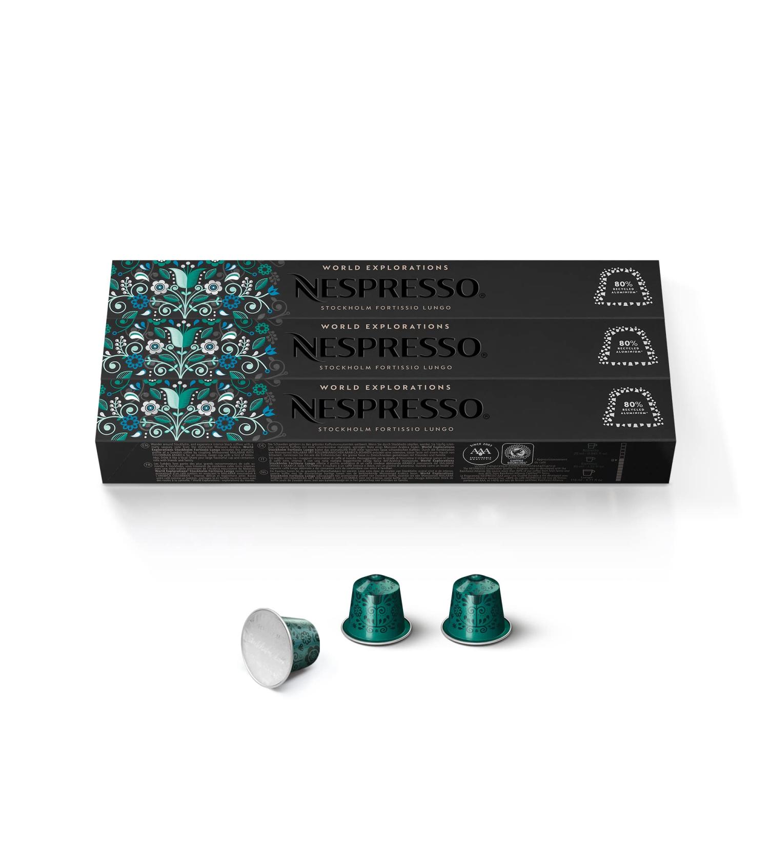  Nespresso Nespresso Fortissio Lungo Original Nestl Espresso Coffee Capsules x 30 - Buy Online on GoSupps.com