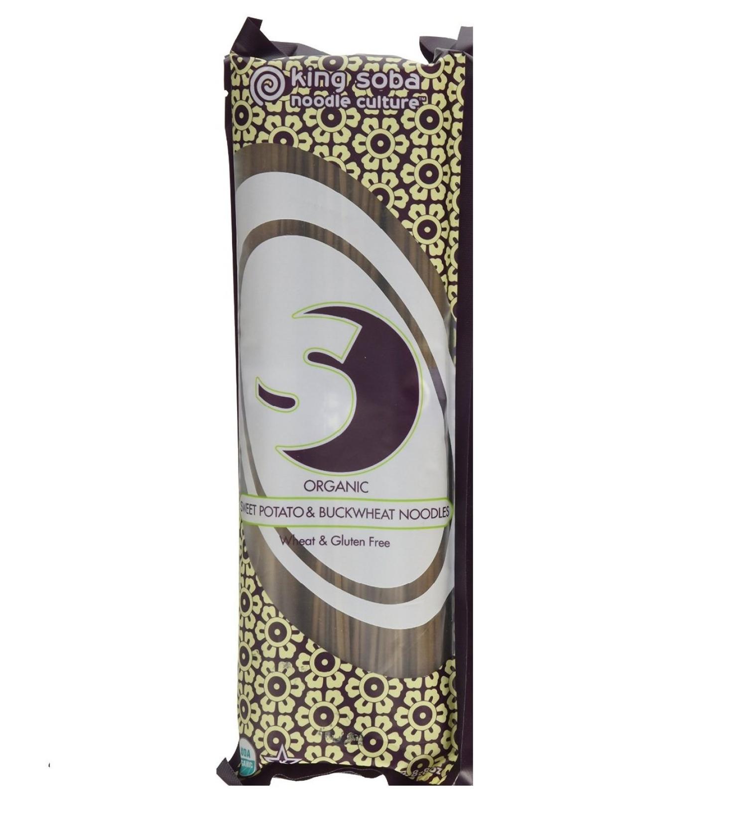 Organic Sweet Potato and Buckwheat Noodles - 250g by NIL King Soba - Buy Online on GoSupps.com