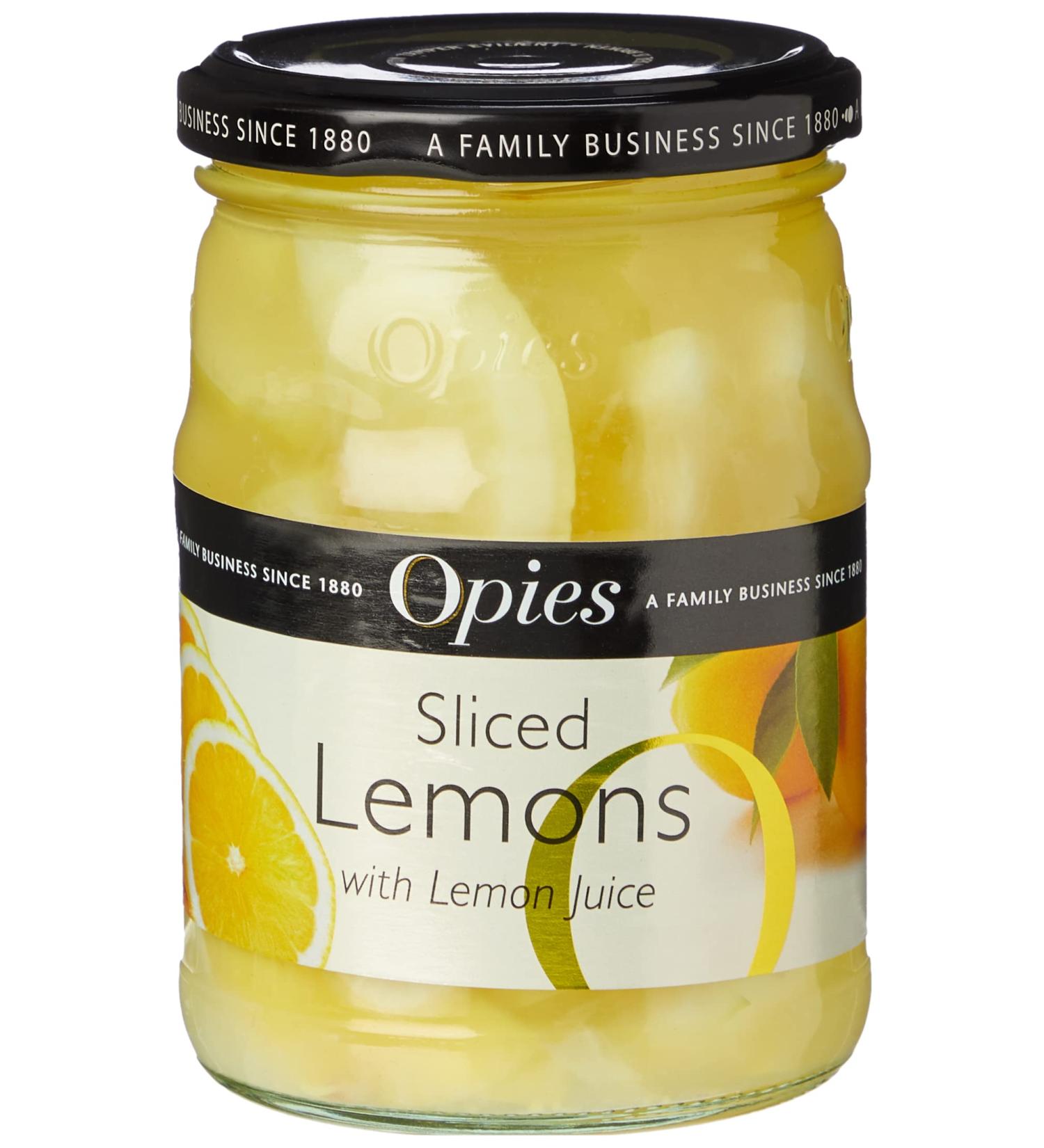 Opies Sliced Lemons 350g - Premium Quality Lemon Slices - Buy Online on GoSupps.com