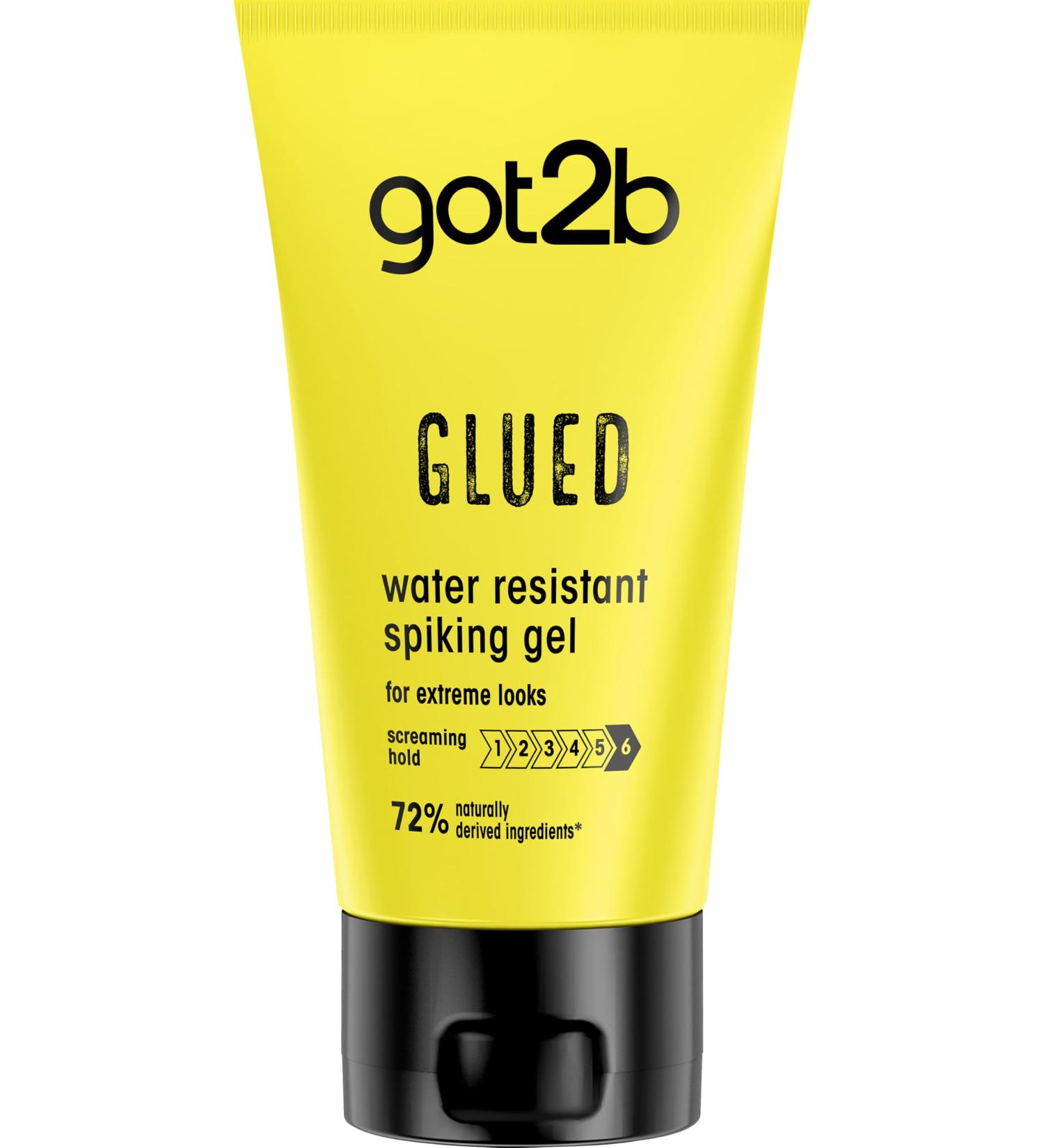 Schwarzkopf - Got2b - Superglue Glued Hair Gel - Water Resistant - Ultimate Hold - Vegan Formula - Hair Styling - 150ml - Buy Online on GoSupps.com