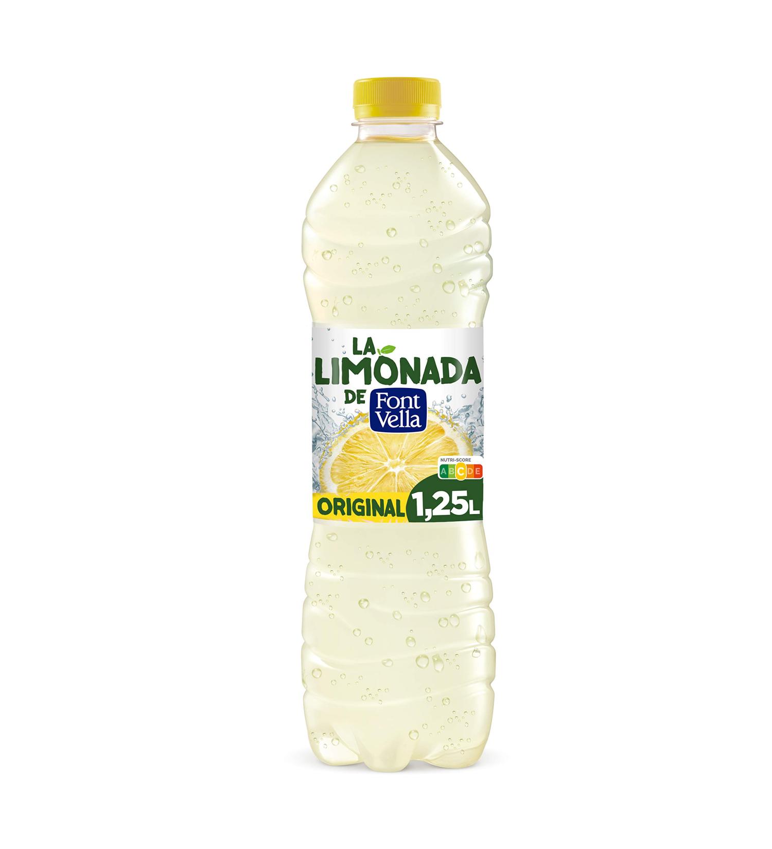 La Limonada de Font Vella Mineral water with lemon juice Bottle 1.25 l - Buy Online on GoSupps.com