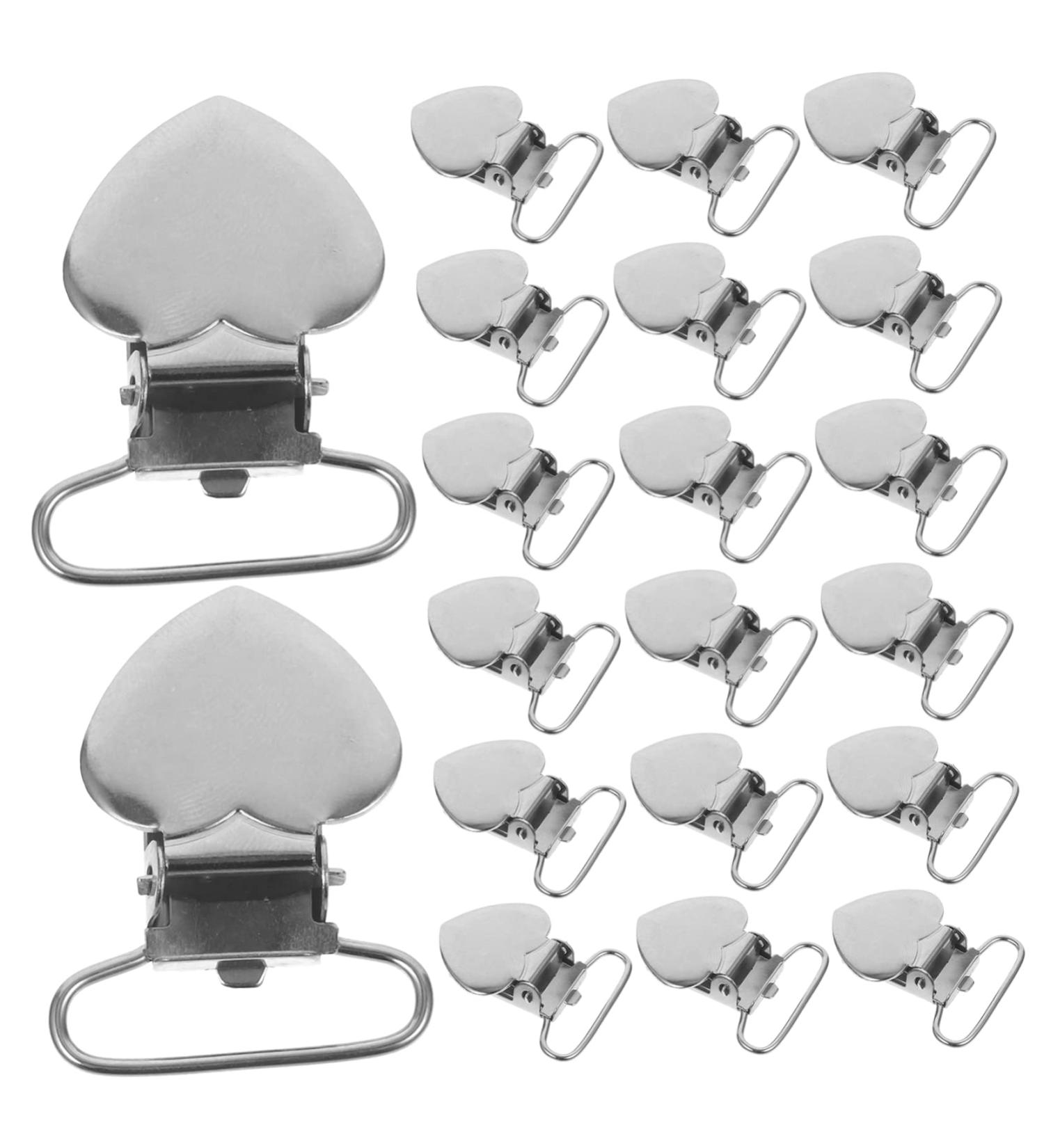 Buy Wofashpuret 30St Peach Heart Beak Clip - Metal Fastening Clips Pacifier Holder and Teething Clip for International Shipping - Buy Online on GoSupps.com