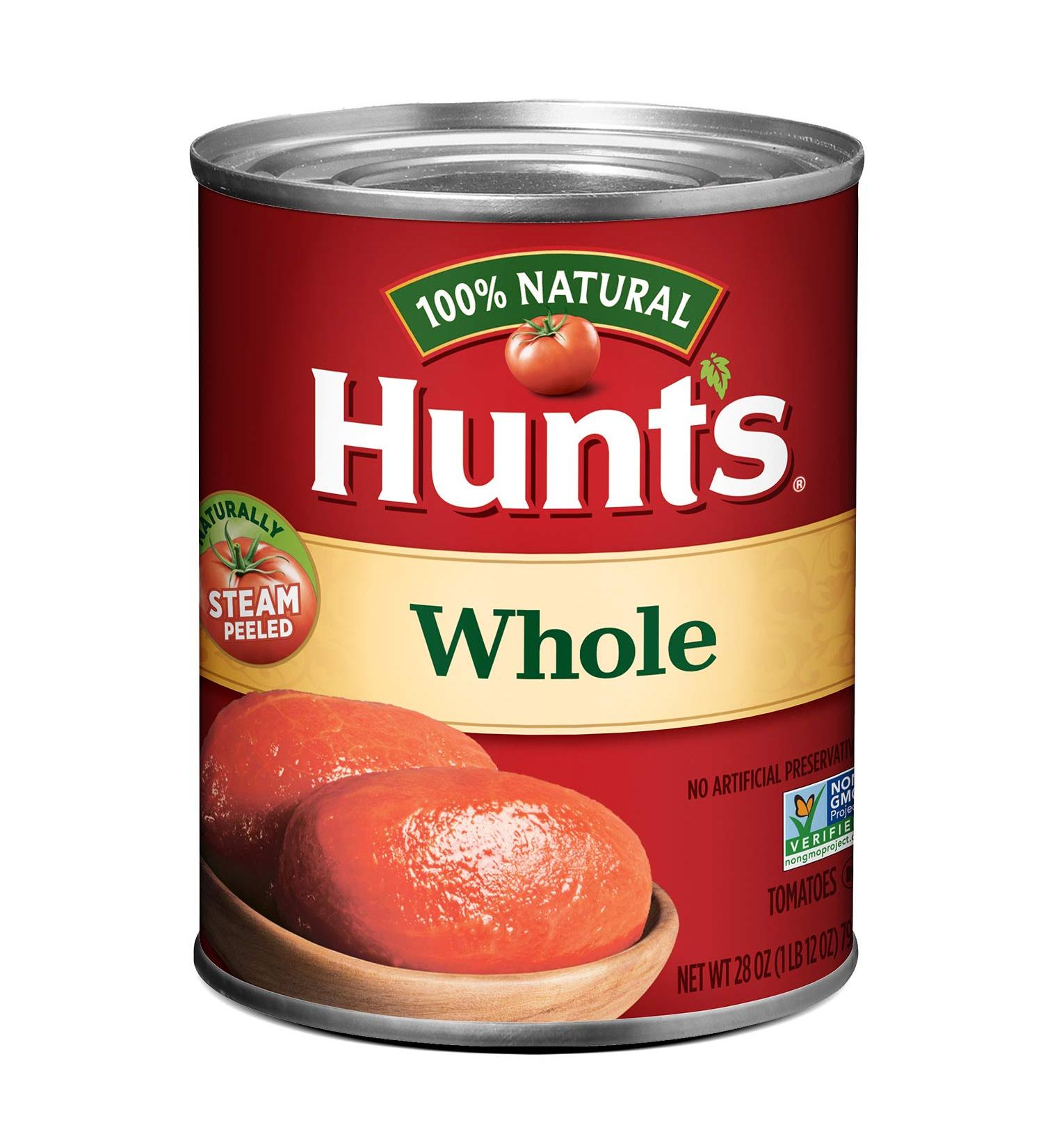 Hunt's Whole Peeled Plum Tomatoes Keto Friendly - 28Oz - Pack of 6 - Buy Online on GoSupps.com
