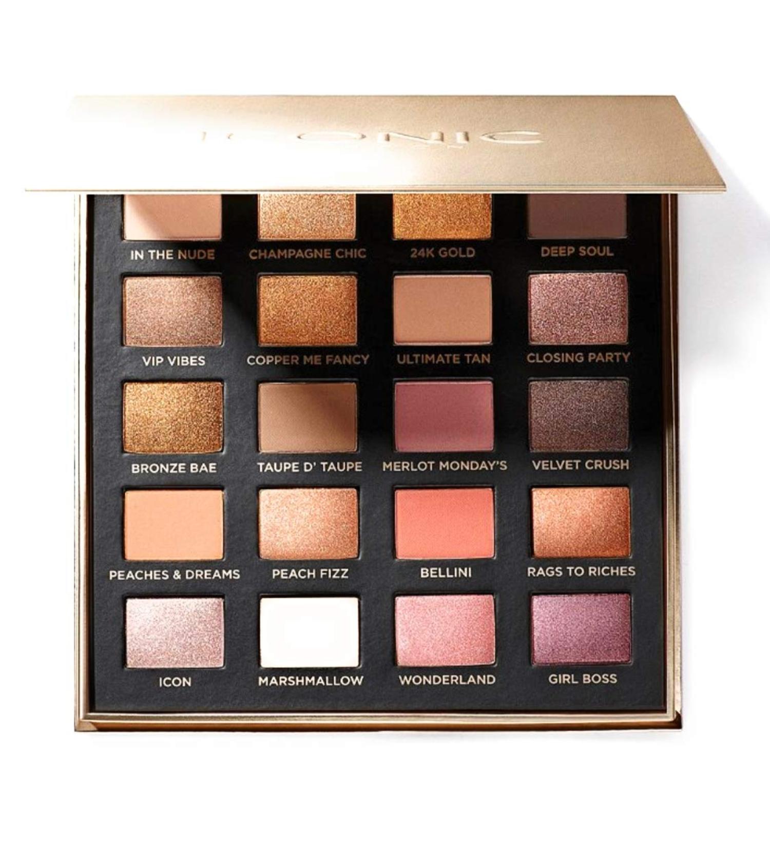 ICONIC LONDON Day to Slay Eyeshadow Palette | Includes 20 Shades of Shimmers Mattes and Glitters