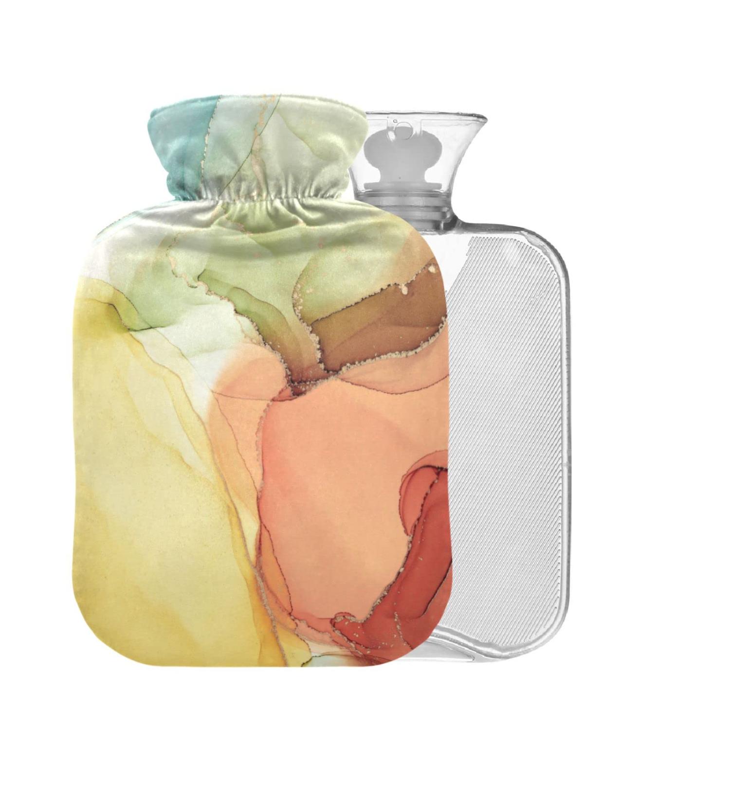 Natural Marble Heat Bottle - 1L Luxury Pain Relief for Headache Neck & Shoulders | BPA-Free Travel Size - Buy Online on GoSupps.com