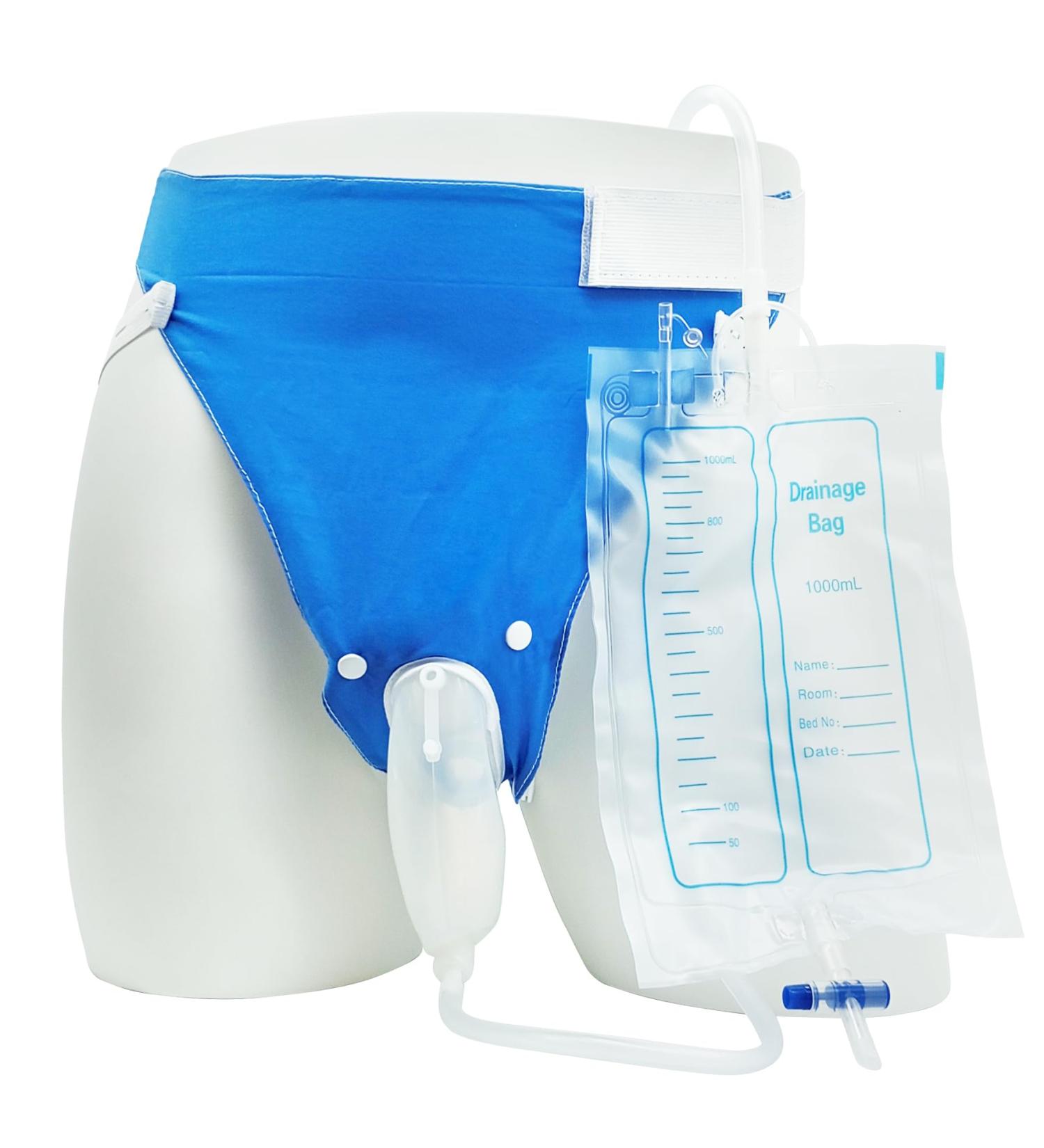 Portable Silicone Female Urinal & Urine Collection Bag for Incontinence Leak Proof Catheter & Drainage System for Bedridden Patients - Buy Online on GoSupps.com