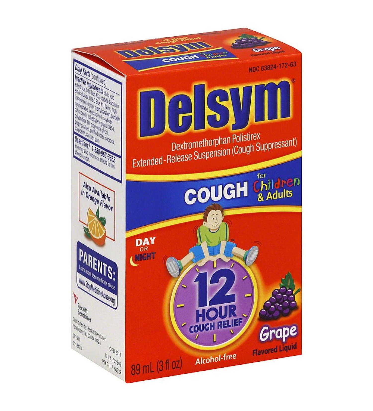 Delsym Child Grape Dxm Size 3z Delsym Child Grape Dxm 3z Ea