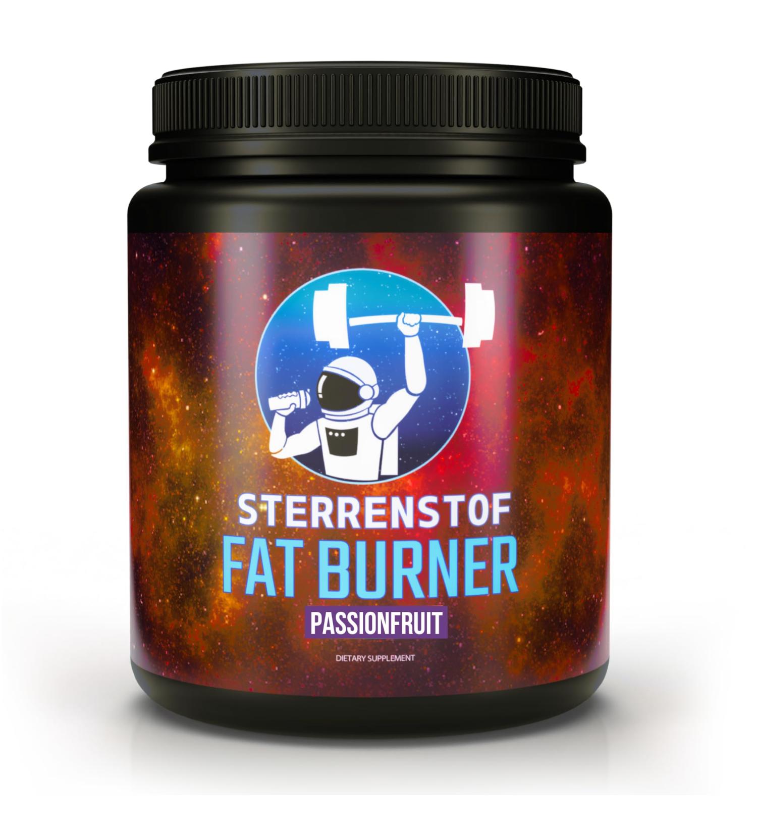Buy Sterrenstof Passion Fruit Fat Burner - Appetite Suppressant with L-Carnitine & Green Tea Extract | 300g Powder for Quick Weight Loss - 50 Portions - Buy Online on GoSupps.com