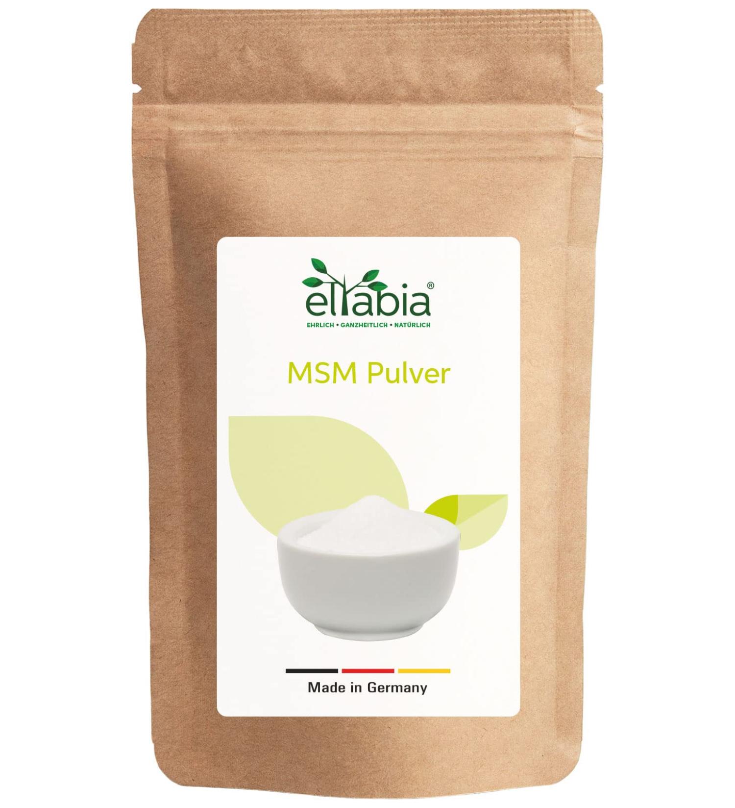 Buy 500g MSM Powder | 99.9% Pure Organic Sulfur | Premium Vegan Methylsulfonylmethane Without Additives - Buy Online on GoSupps.com