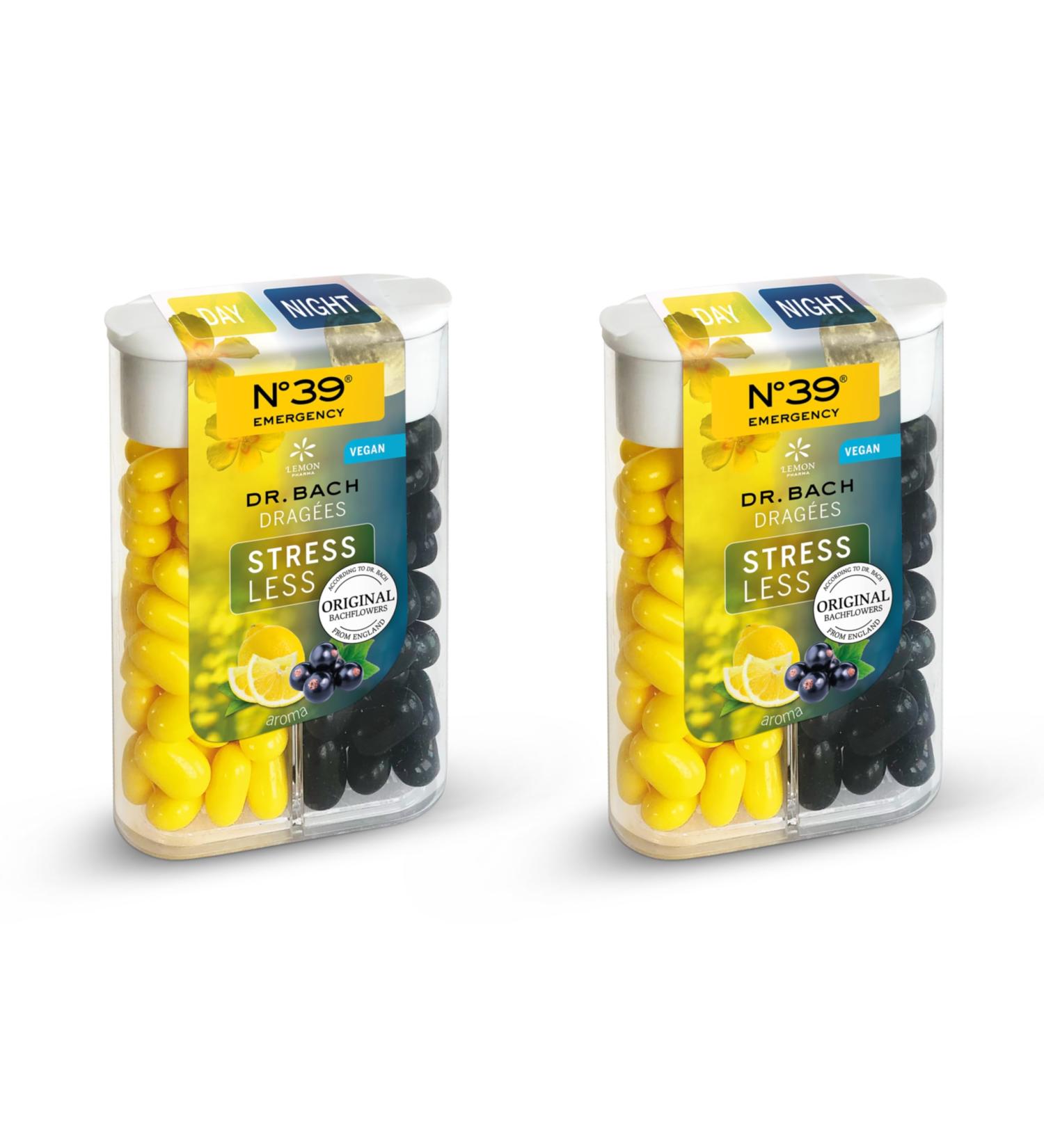 Fleurs de Bach originales N 39 Emergency Stressless jour et nuit 2 x 44 g selon le Dr Bach de Lemon Pharma v g taliens