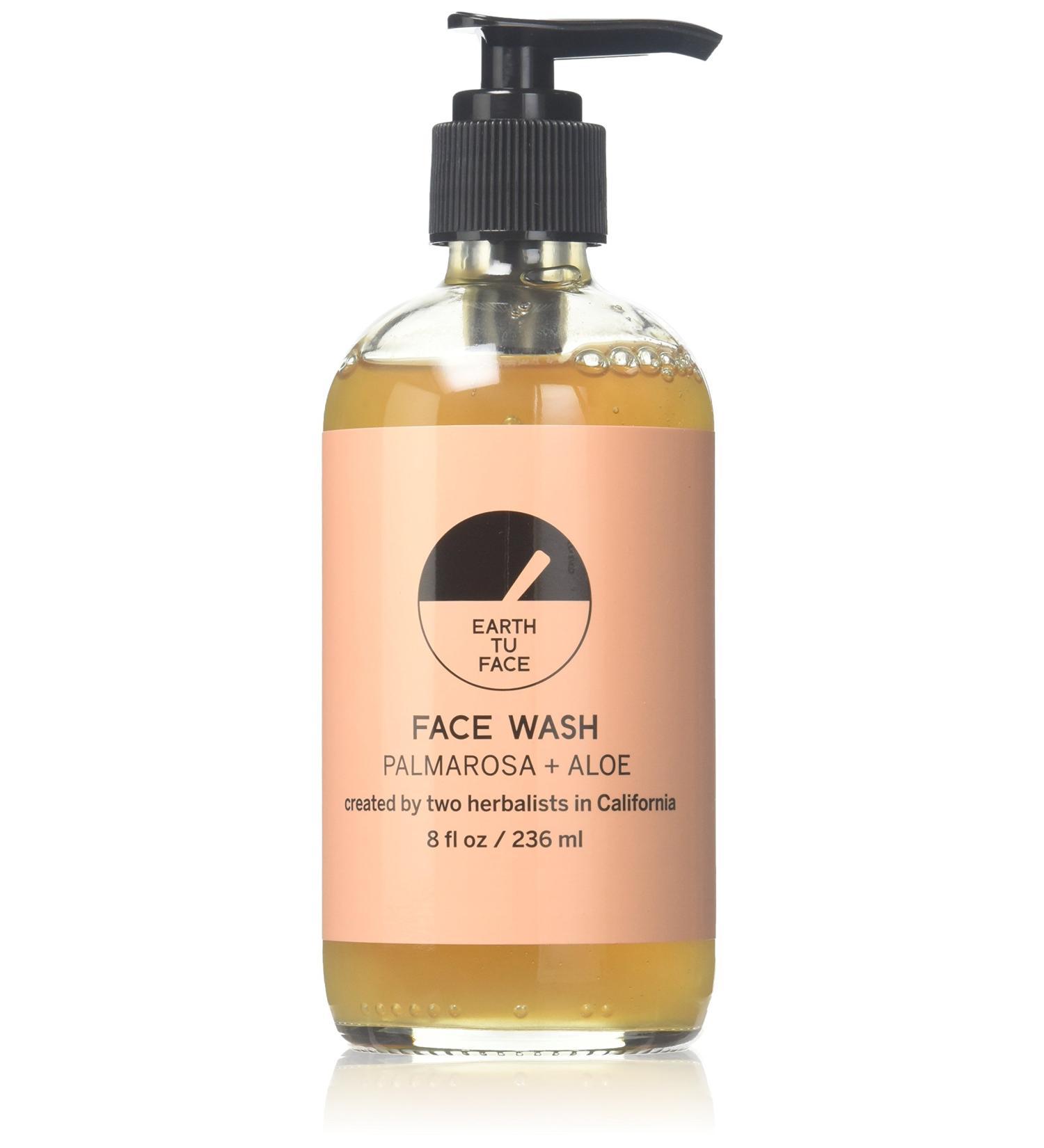Buy Earth Tu Face Organic Palmarosa + Aloe Face Wash | Natural Skincare for All Skin Types - International Shipping Available - Buy Online on GoSupps.com