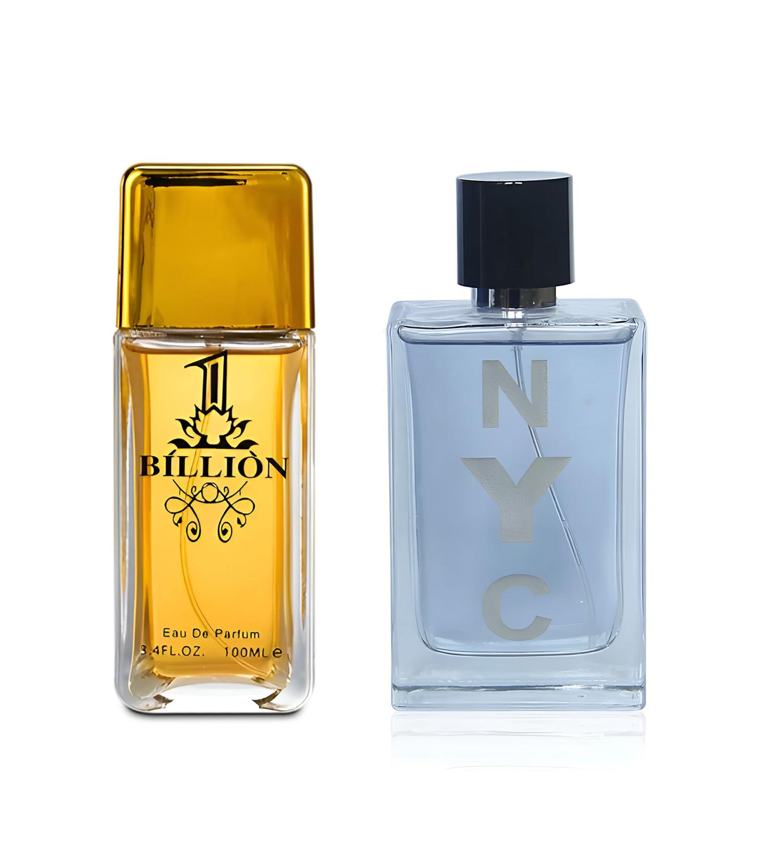 1 Billion&NYC Men Combo Men's Cologne- Eau De Toilette Spray Perfume Fragrance For Men- Daywear Casual Daily Cologne Set 3.4 Oz Bottle- Ideal EDT Beauty Gift for Birthday Anniversary - Buy Online on GoSupps.com