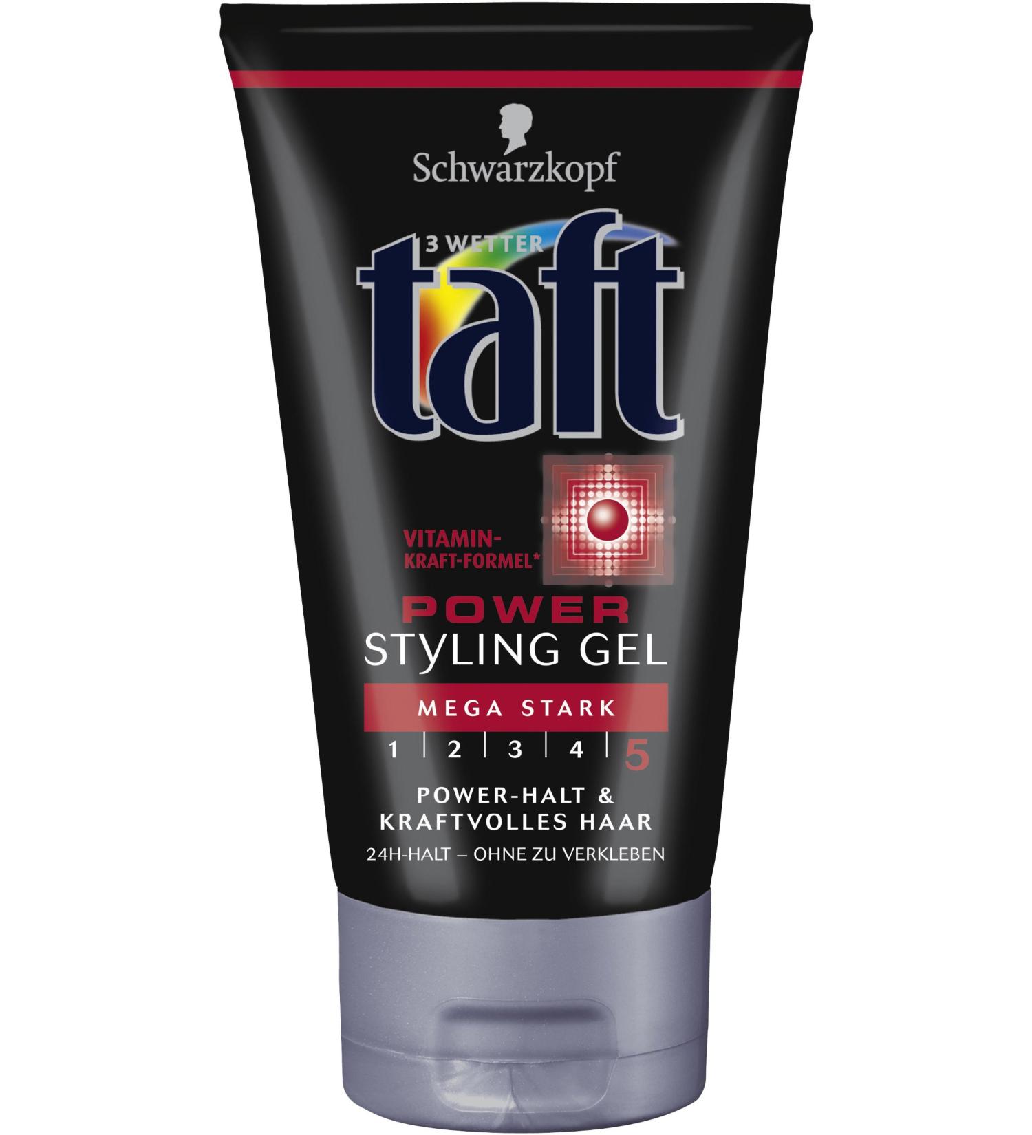 German TAFT Power Styling Gel Koffein 150ml- Shipping from USA