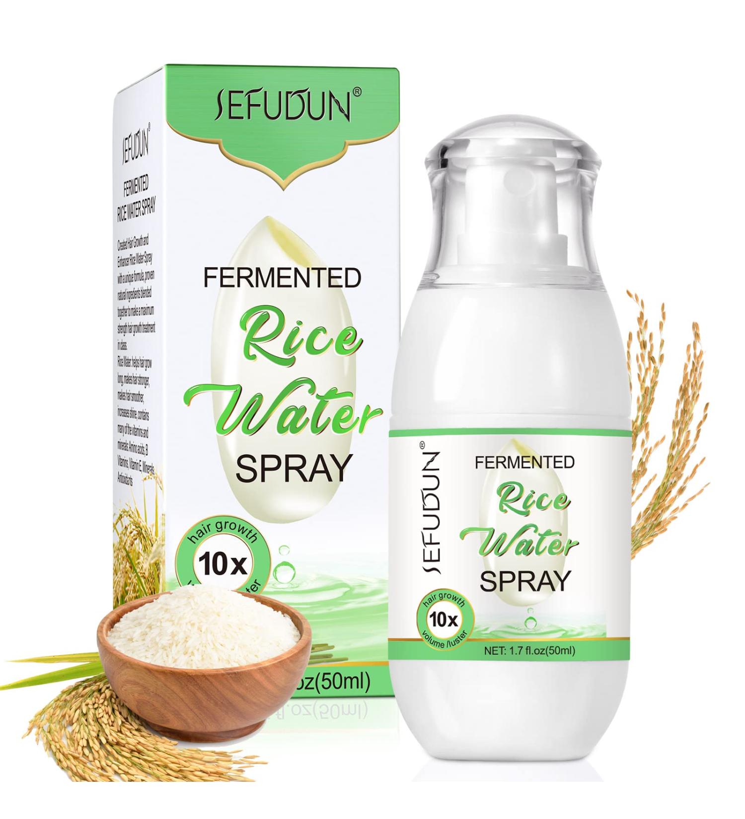 Rice Water Hair Growth Spray for Women 1.7Fl.oz - Hair Loss Treatment - Buy Online on GoSupps.com