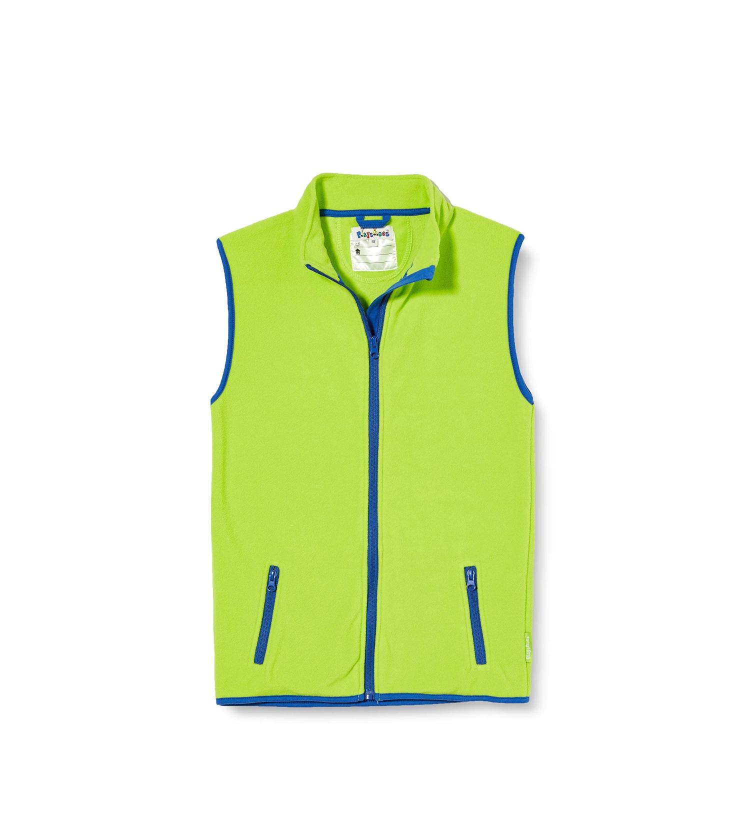 Playshoes Unisex Kid's Green Fleece Vest - Size 98 | Outdoor Top - Buy Online on GoSupps.com