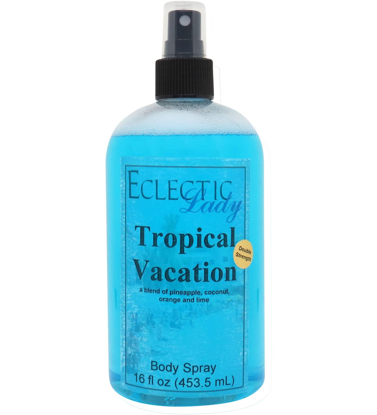 Tropical Vacation Body Spray (Double Strength) 16 ounces Body Mist for Women with Clean Light & Gentle Fragrance Long Lasting Perfume with Comforting Scent for Men & Women Cologne with Soft 16 Fluid Ounces (Double Strength) - Buy Online on GoSupps.com