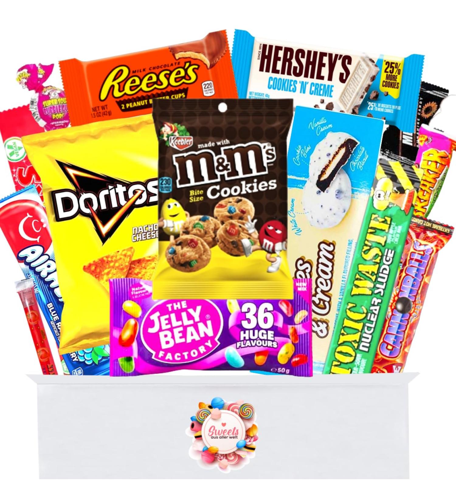 American Sweets Box - Authentic USA Treats & Global Candy Selection | Perfect for Candy Lovers - Buy Online on GoSupps.com