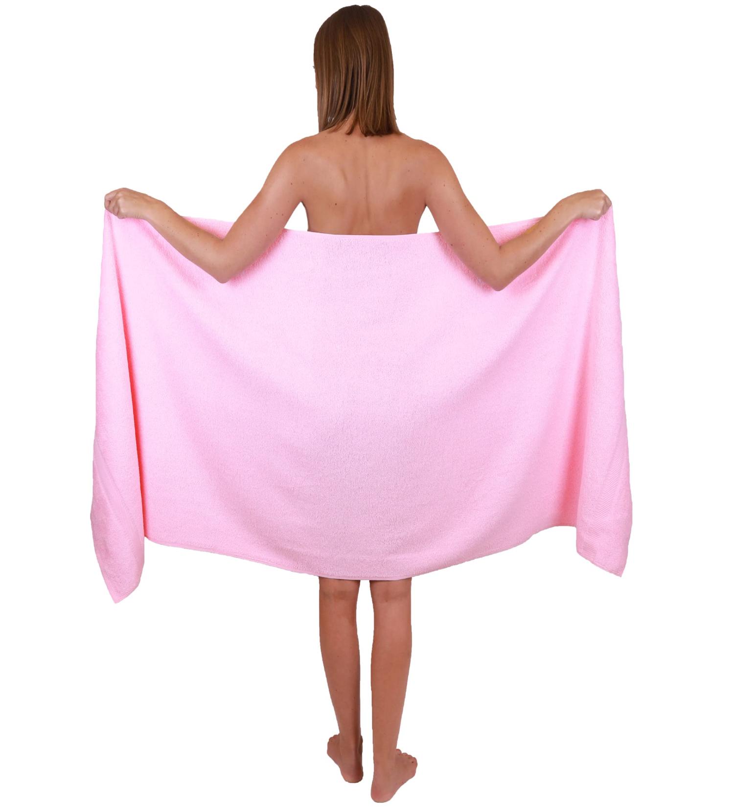 Buy Betz XXL Sauna Towels - 80x200 cm 100% Cotton Bath Towel in Rose | Premium Quality Fast International Shipping - Buy Online on GoSupps.com