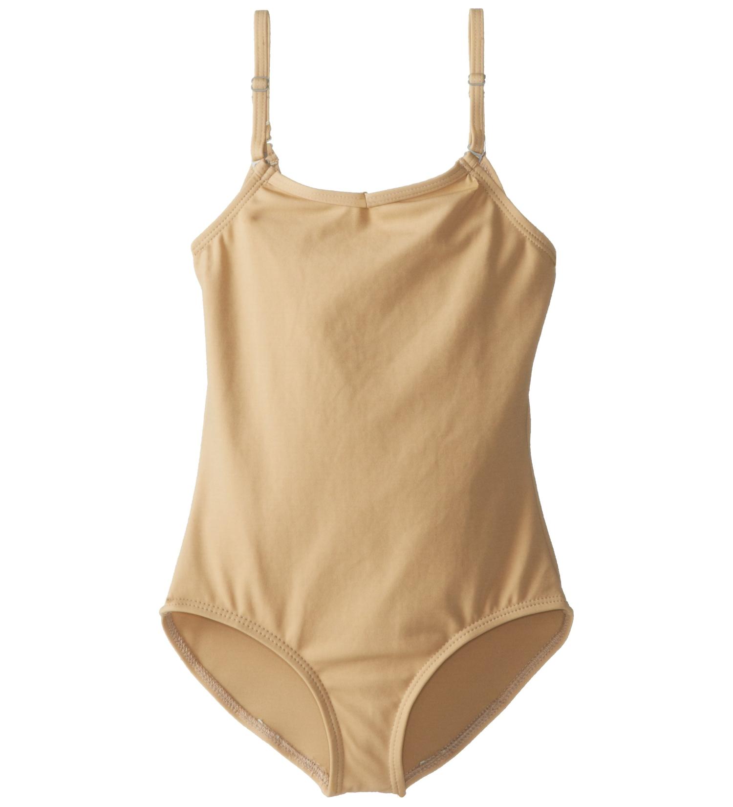 Capezio Girls' Team Basic Camisole Leotard | Adjustable Straps | Big Girls (12-14) | Nude - Buy Online on GoSupps.com