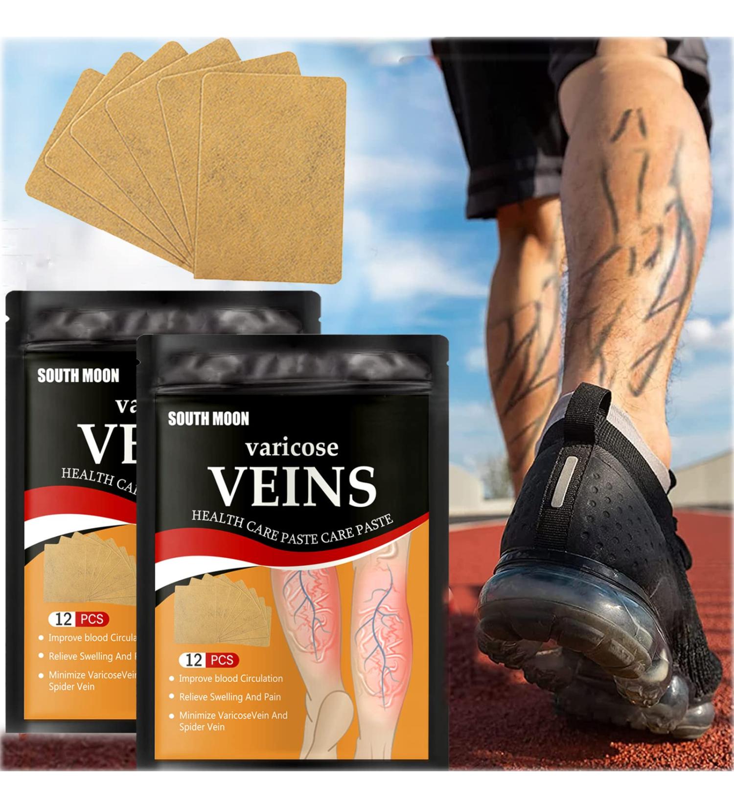 24 PCs Varicose Vein Patch | Remove Spider Veins & Improve Leg Appearance | Enhance Blood Flow & Relieve Inflammation | International Shipping Available - Buy Online on GoSupps.com