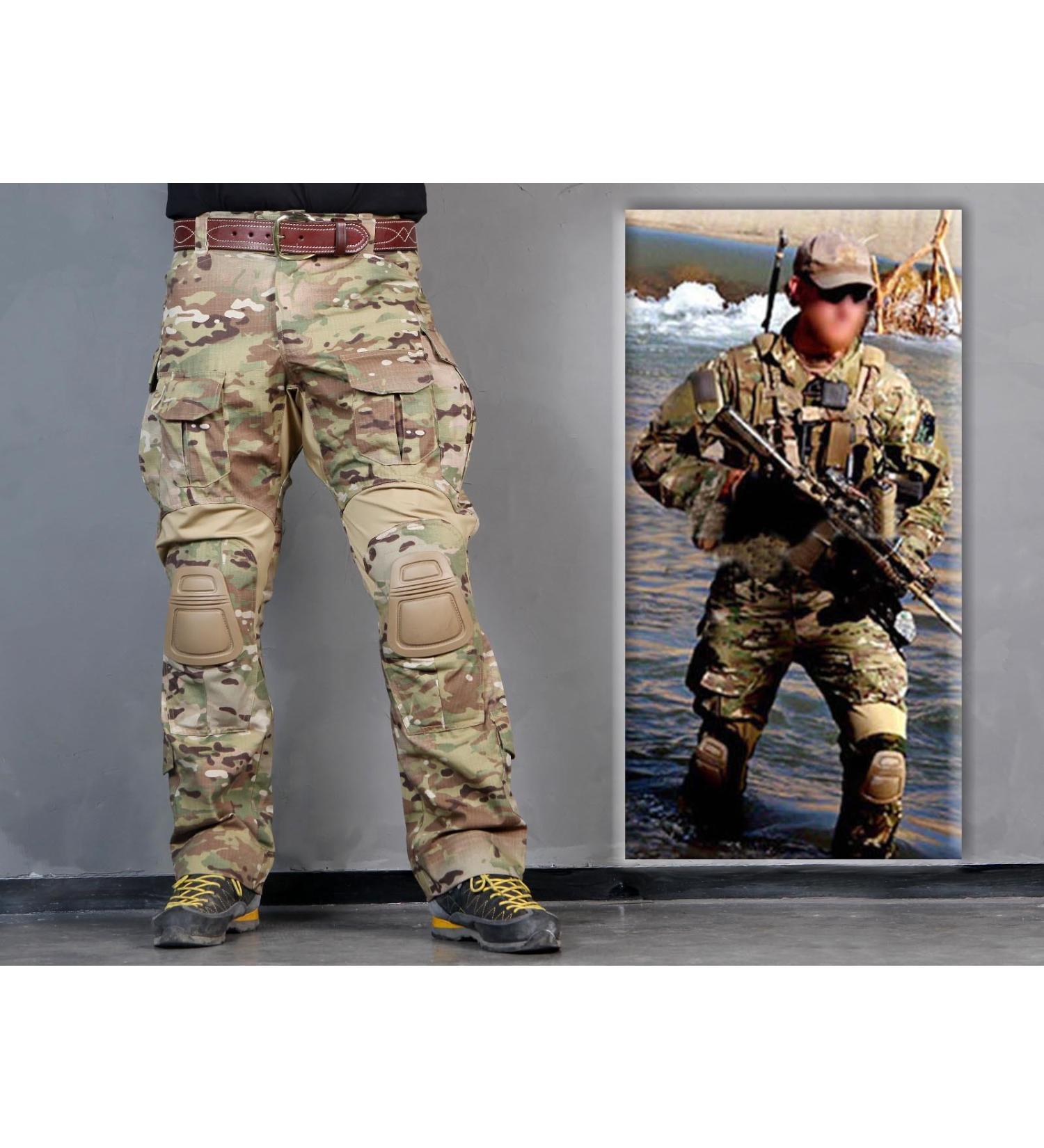 Human Military Paintball Wargame Pants Combat Gen3 Tactical Trousers & Knee Pads - Multicam MC L (34) | International Shipping Available - Buy Online on GoSupps.com