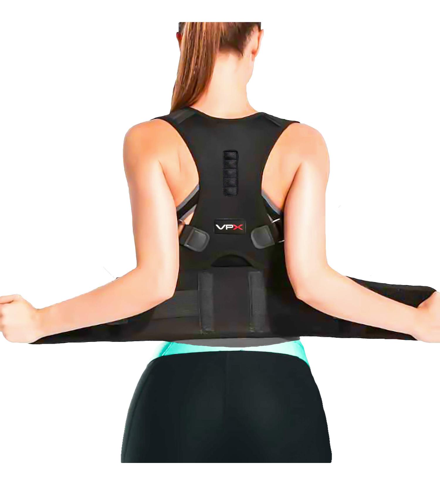VPX Magnetic Posture Corrector | Adjustable Back Support for Men & Women | Pain Relief & Lumbar Support | X-Large - Buy Online on GoSupps.com