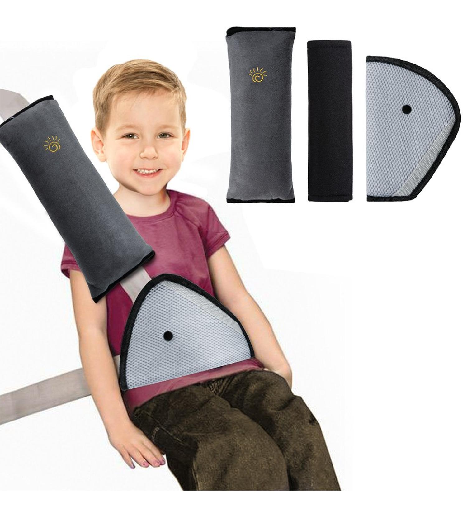 Rovtop 3-Pack Child Car Seat Shoulder Cushions - Removable Washable Travel Pillow Belts for Ultimate Comfort & Safety - Buy Online on GoSupps.com