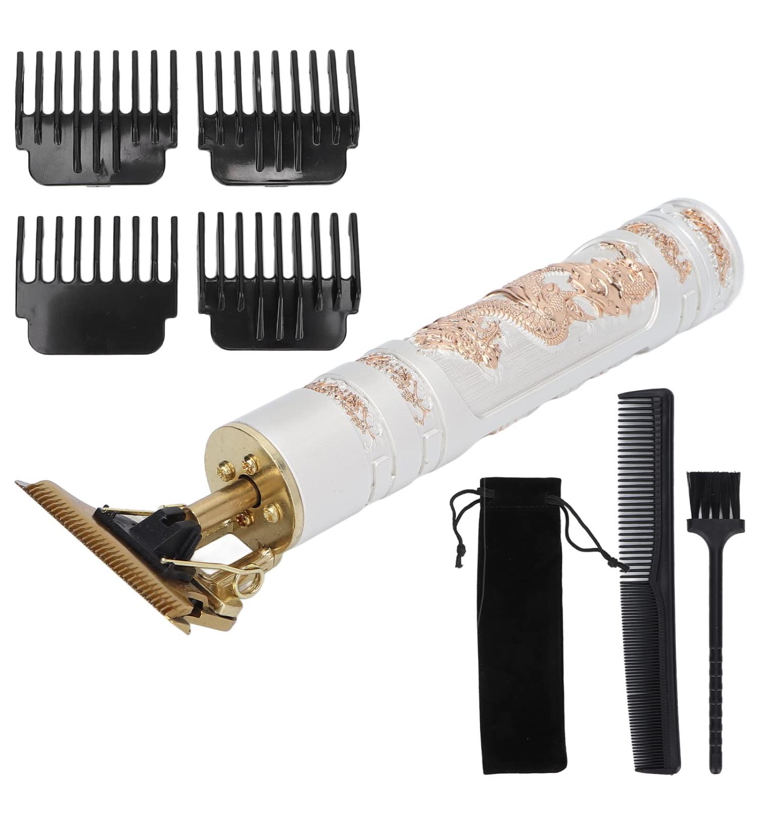 Men's Electric Hair Clipper Set Low Noise Cordless Hair Trimmer Kit- Grinding Blade Comfortable Grip Strong Motor Cordless Use for Travel Perfect Men - Buy Online on GoSupps.com