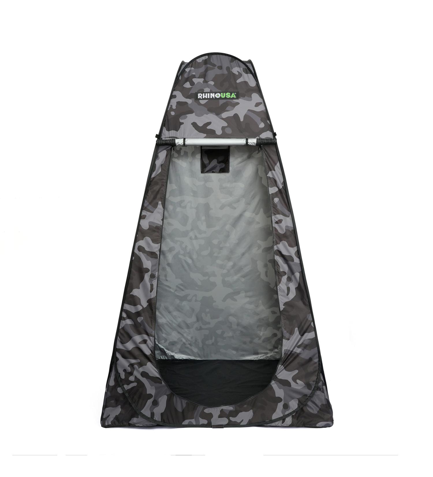 Rhino USA Portable Pop Up Privacy Changing Tent - Ultimate Outdoor Camping Shower  Camp Toilet  Rain Shelter for Beach and Camping - Lightweight and Sturdy  Instant Setup While On-The-Go CAMO - Buy Online on GoSupps.com