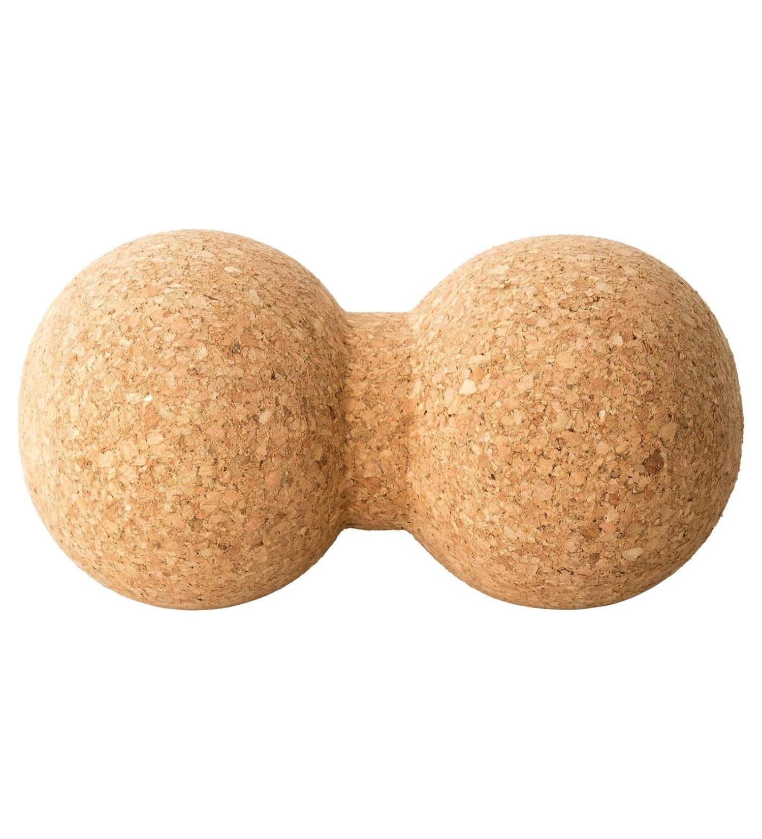 Duoball Cork Peanut Massage Ball | Double Ball for Spine & Fascia Relief | Trigger Point Pain Treatment | Eco-Friendly 100% Cork from Portugal - Buy Online on GoSupps.com
