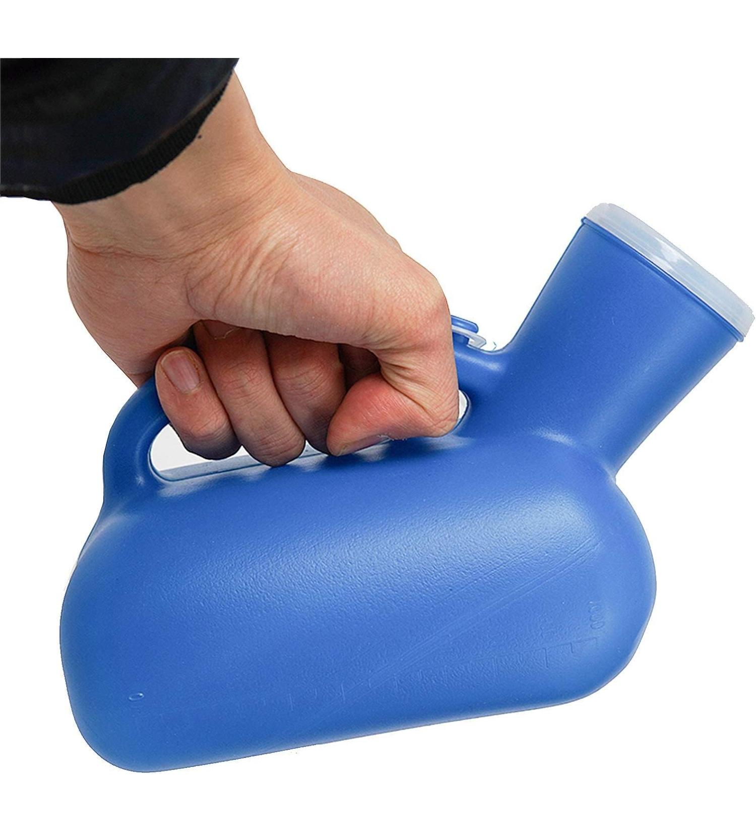 Male Urinal Bottle Camping Toilet Urine Bottle 1000ML Male Urinal Portable Mens Potty Pee Bottle Collector Travel Toilet - Buy Online on GoSupps.com