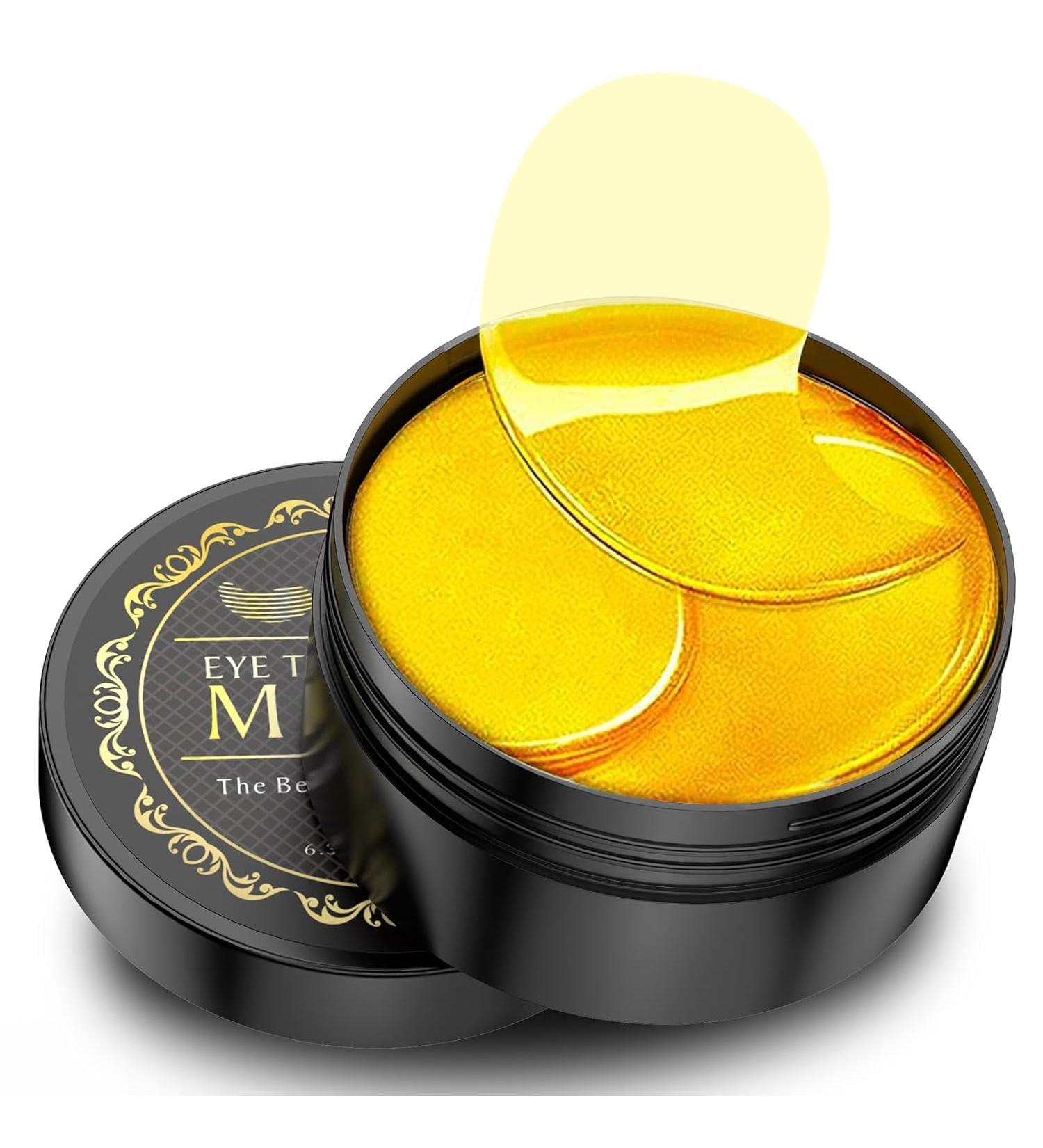 Buy 24K Gold Eye Cover - Anti-Aging Collagen & Hyaluronic Acid Treatment for Dark Circles & Wrinkles - Unisex - Buy Online on GoSupps.com