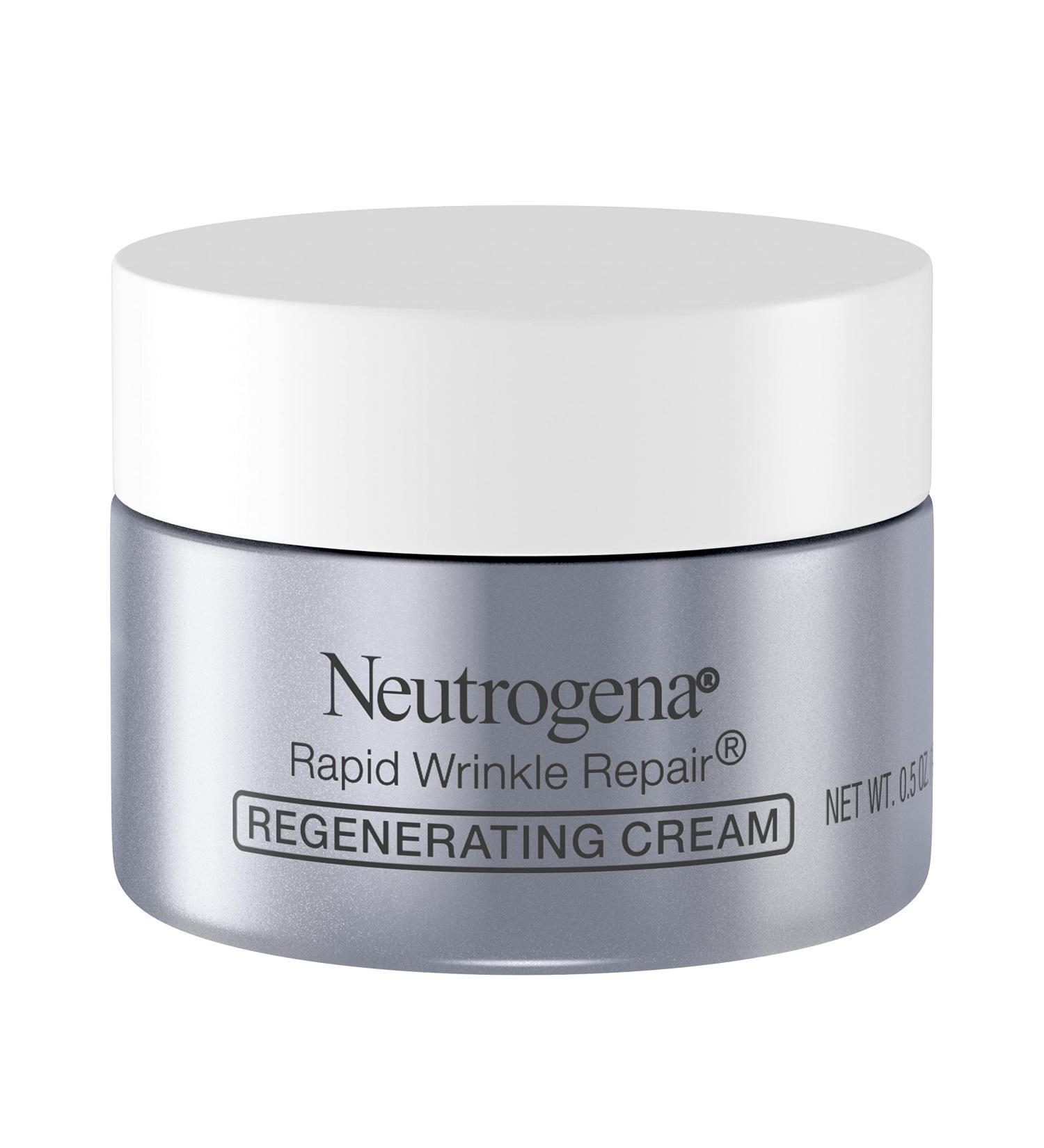 Neutrogena Rapid Wrinkle Repair Retinol Face Moisturizer - Anti-Aging Cream with Hyaluronic Acid (Pack of 12) - Buy Online on GoSupps.com