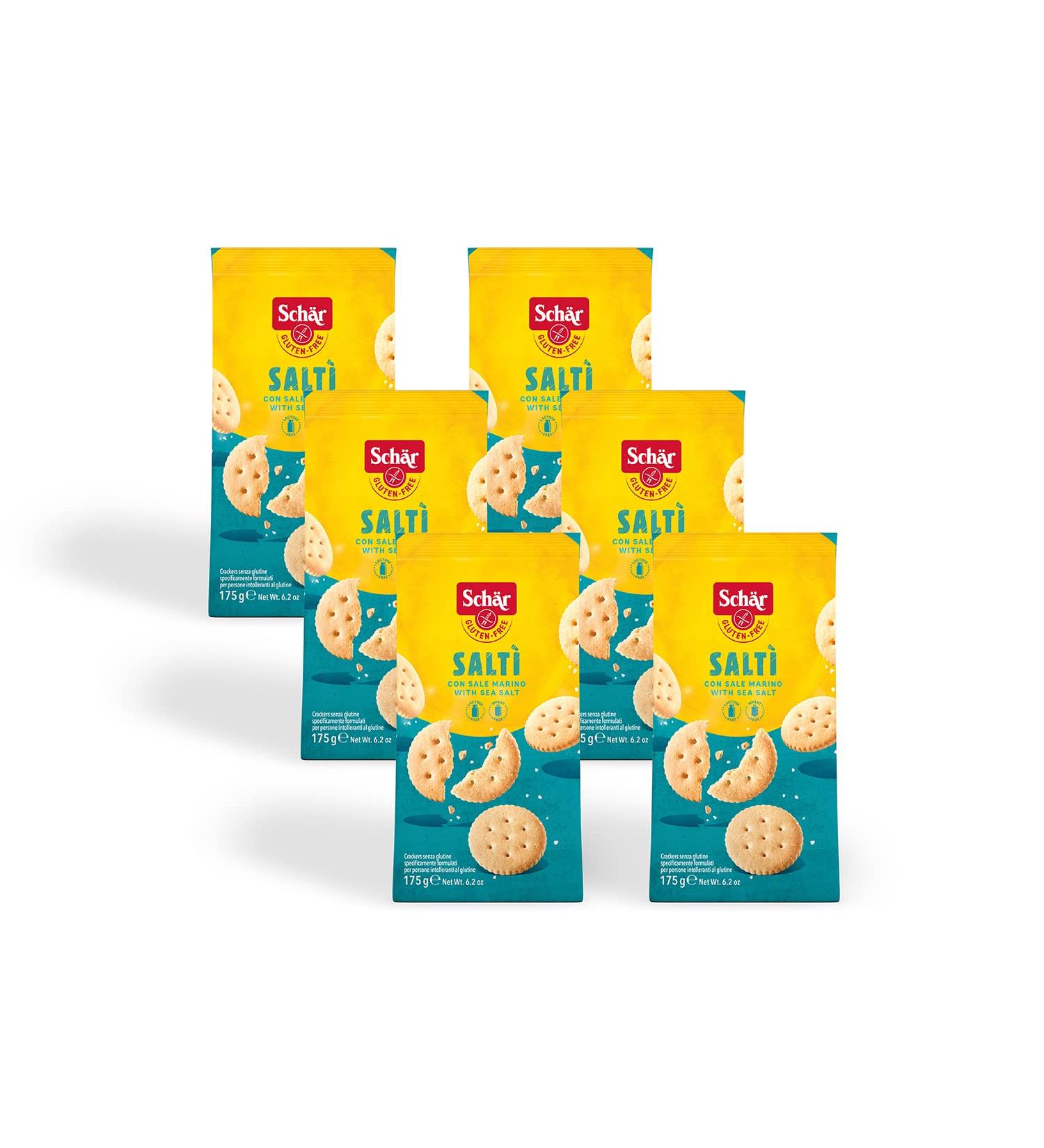  Sch r Schar Pack of 6 Salti Crackers 175g - Buy Online on GoSupps.com