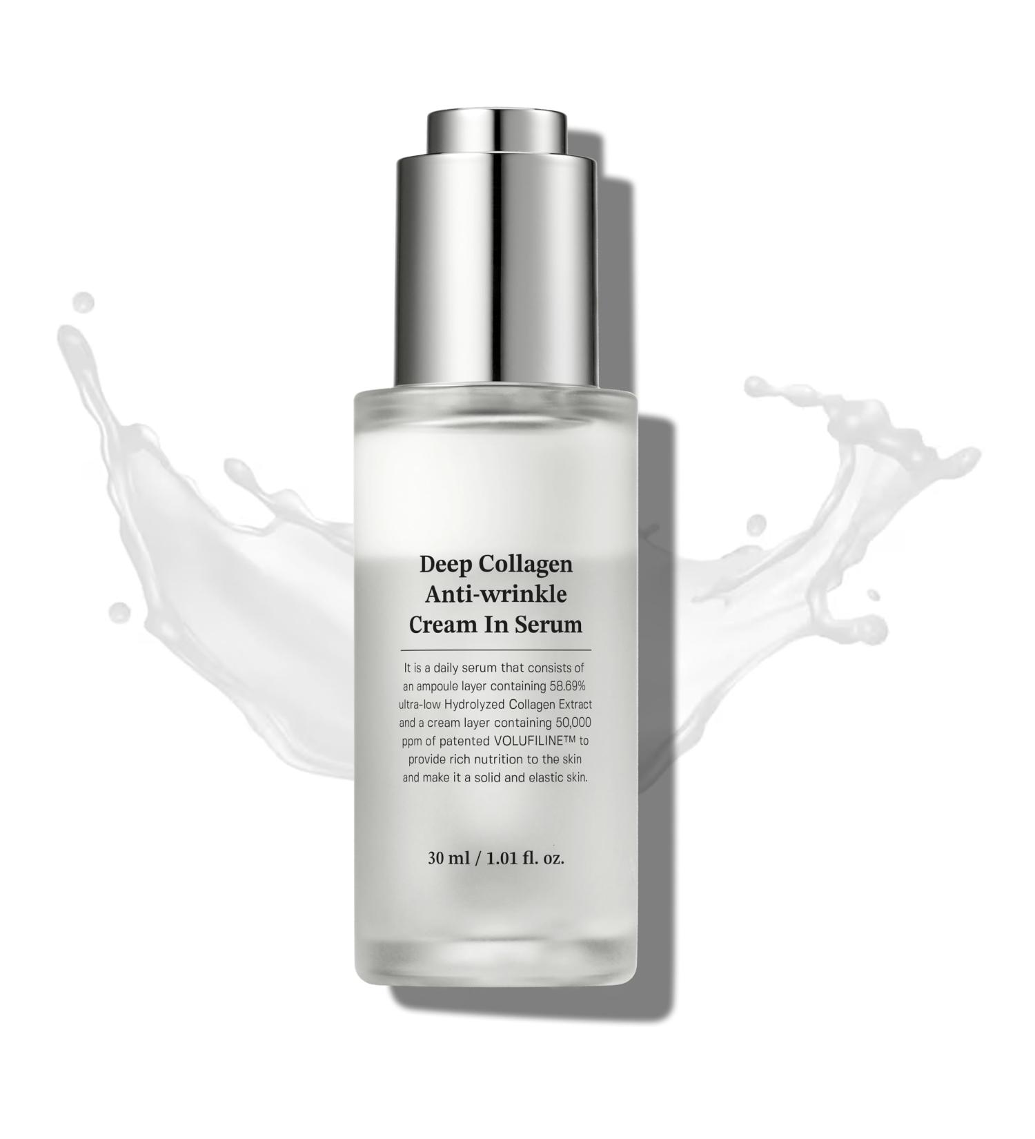 Deep Collagen Anti-Wrinkle Serum | Firming Korean Facial Ampoule for Elasticity & Anti-Aging - Buy Online on GoSupps.com