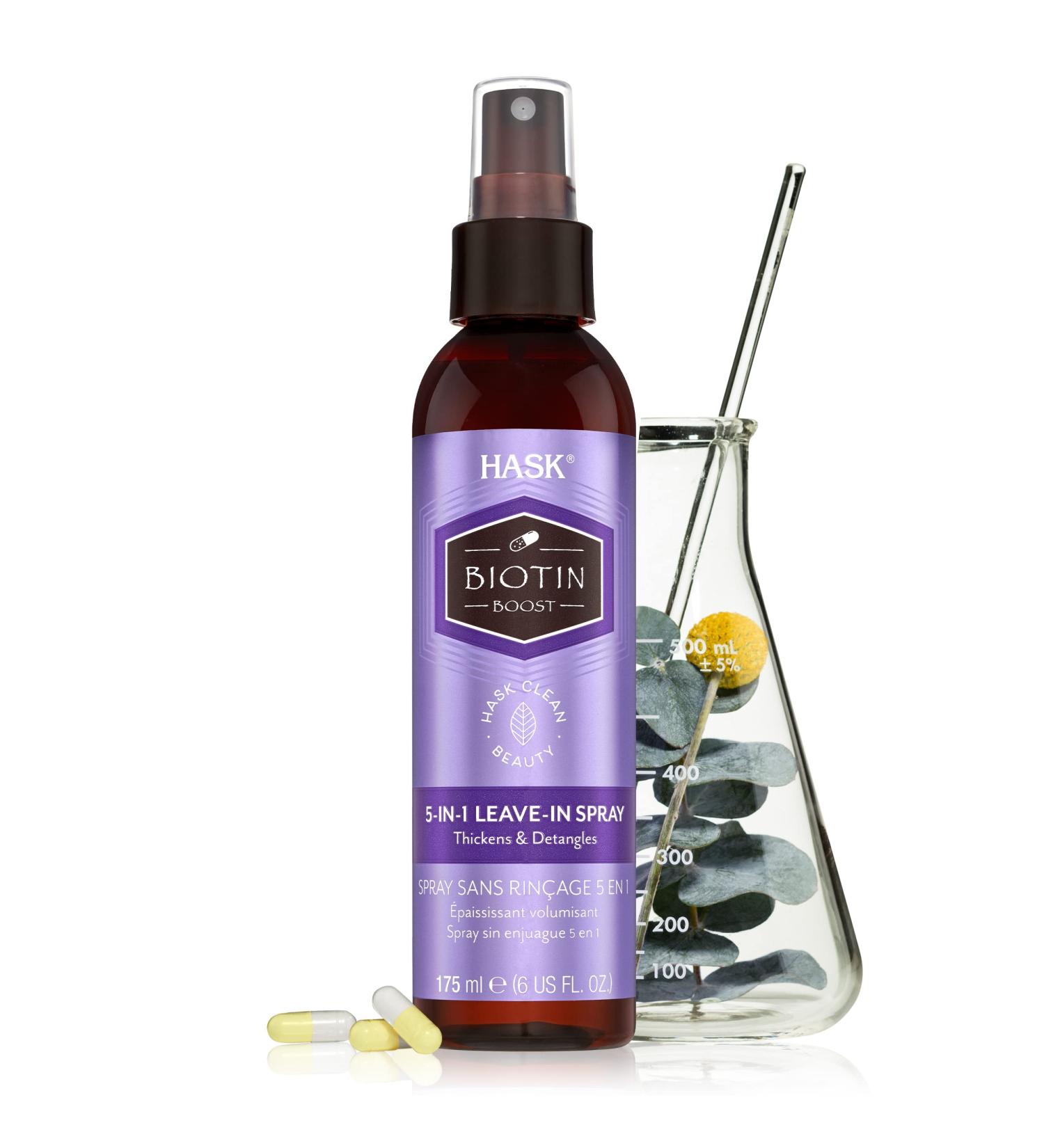 Hask Beauty Biotin Boost 5-in-1 Leave-In Spray | Hair Care | 6 fl oz (175 ml) - Buy Online on GoSupps.com